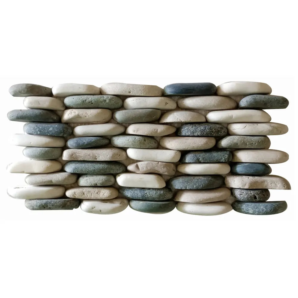 Mix 4C Standing Pebble - Pebble Tile Shop