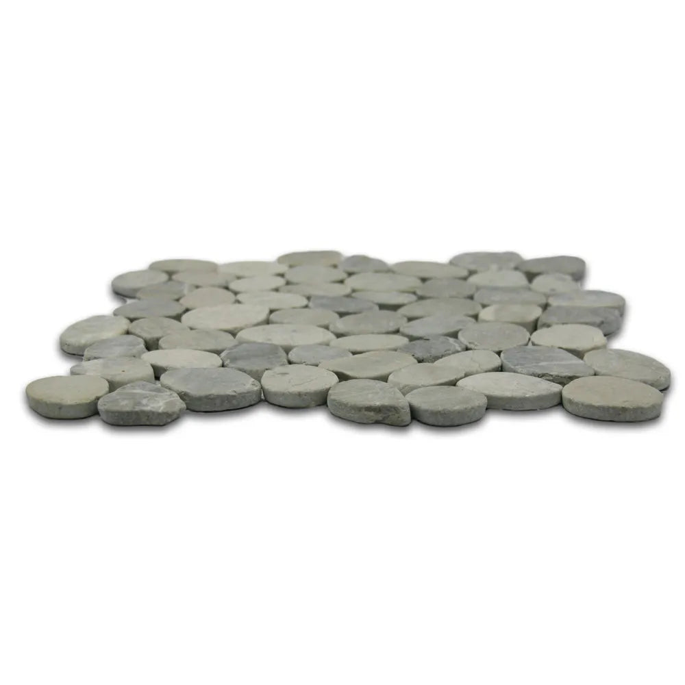 Sliced Bali Cloud Pebble Tile - Pebble Tile Shop