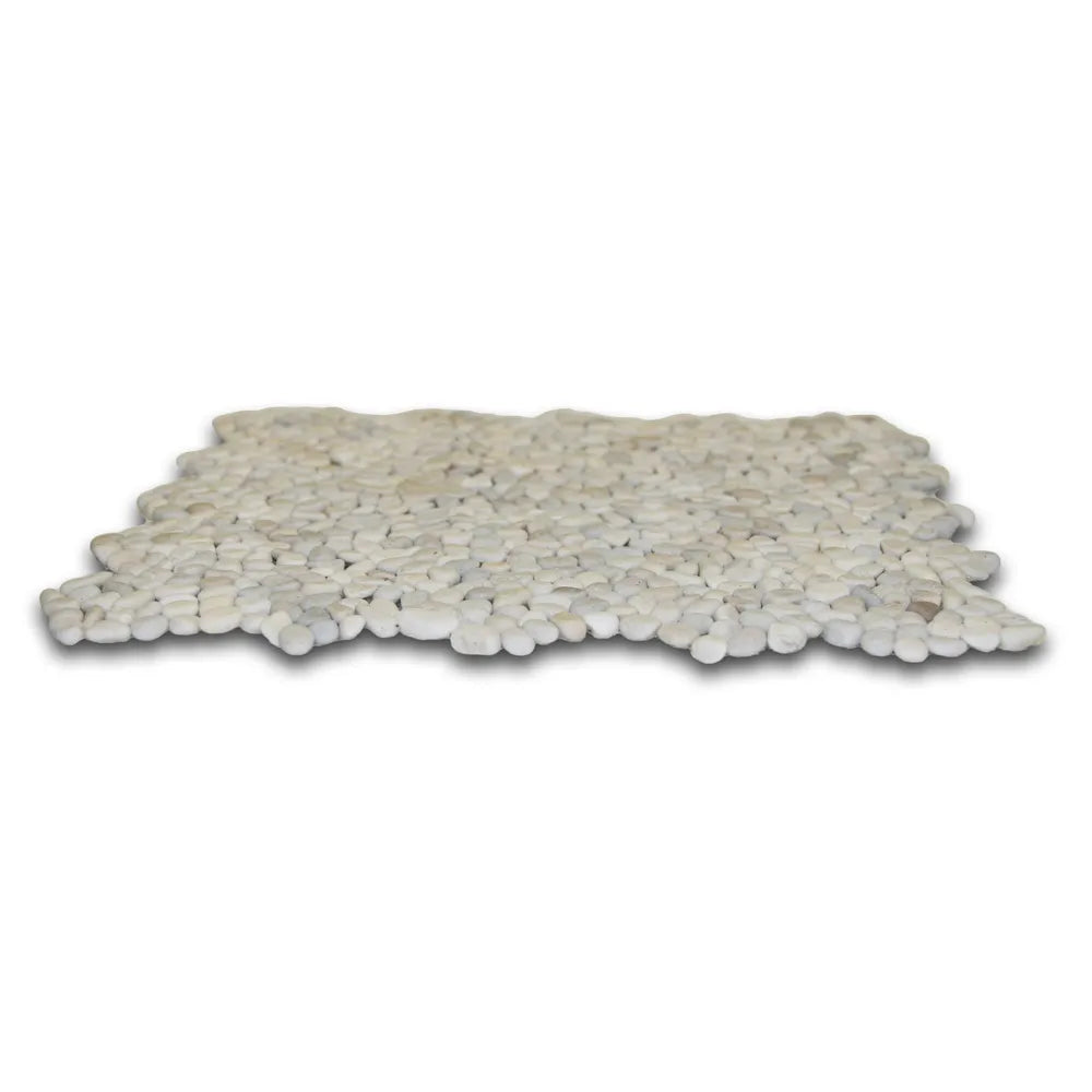 Mini Java Tan Pebble Tile - Pebble Tile Shop