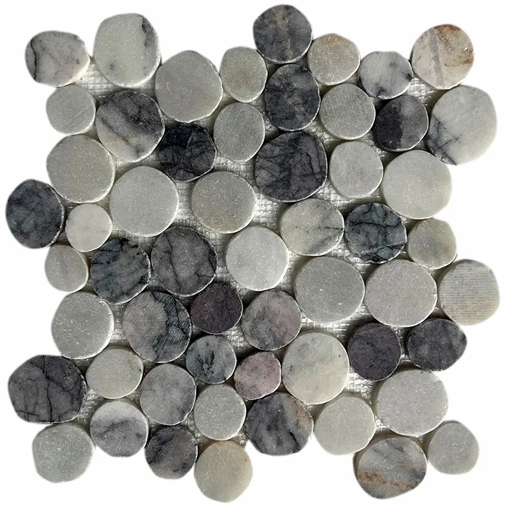 Milas Lilac Moon Mosaic - Pebble Tile Shop