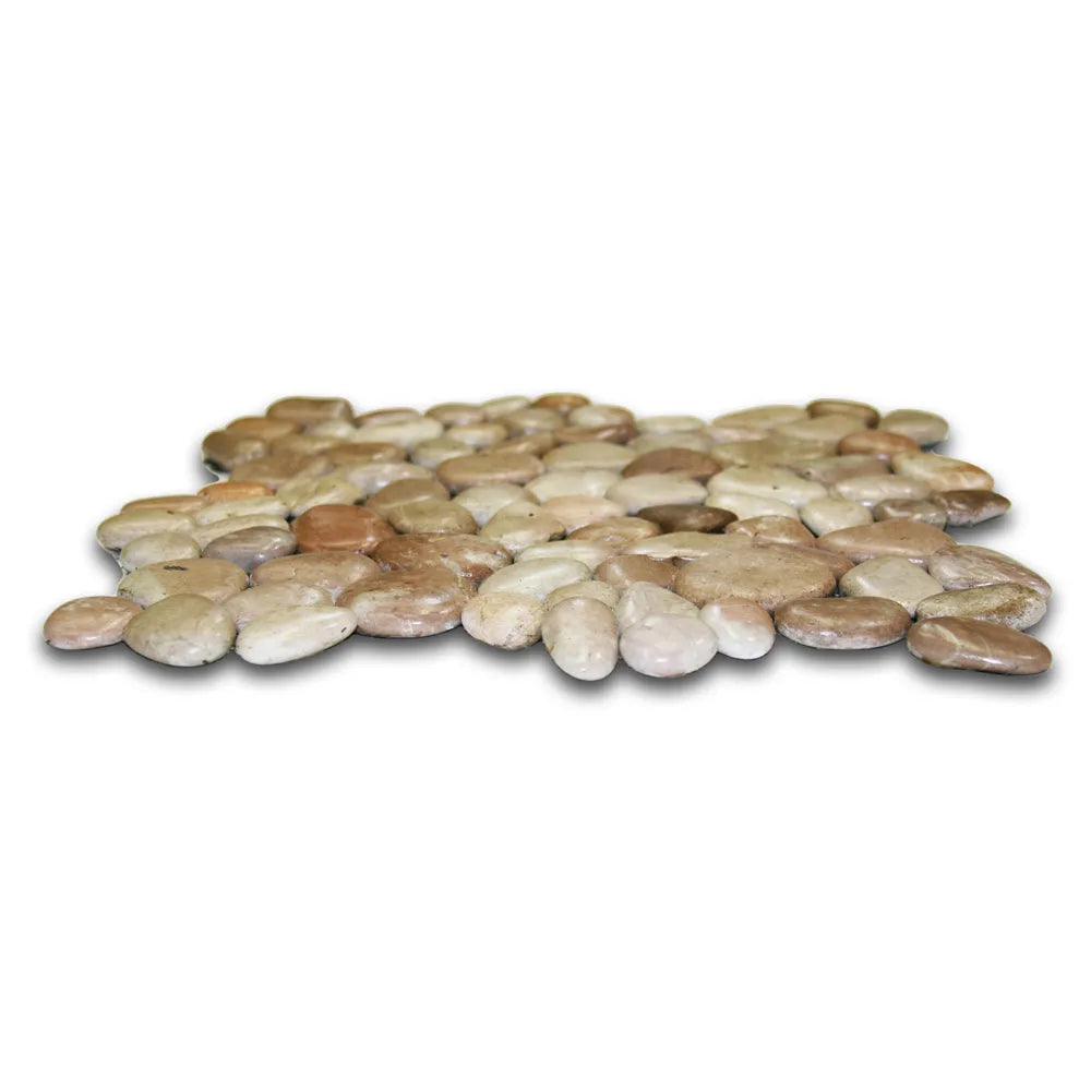 Glazed Berry Pebble Tile - Pebble Tile Shop