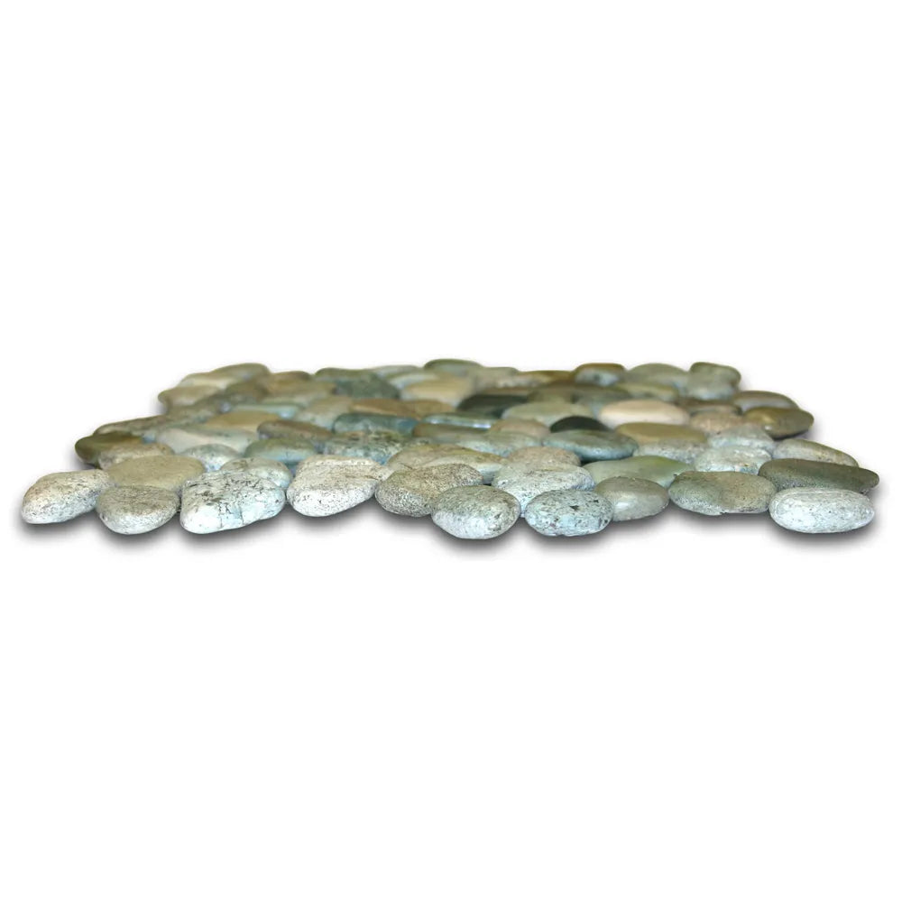 Glazed Sea Green Pebble Tile - Pebble Tile Shop