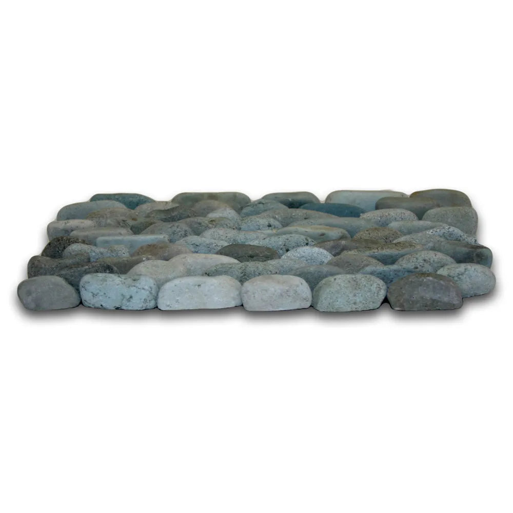 Sea Green Standing Pebble Tile - Pebble Tile Shop