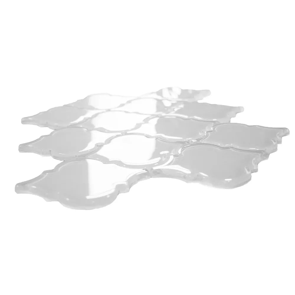 Smoke Arabesque Glass Tile - Pebble Tile Shop