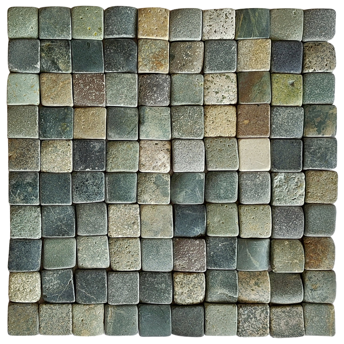 Bali Ocean Pebble Square Mosaic Tile 1x1 Pebble Tile Shop