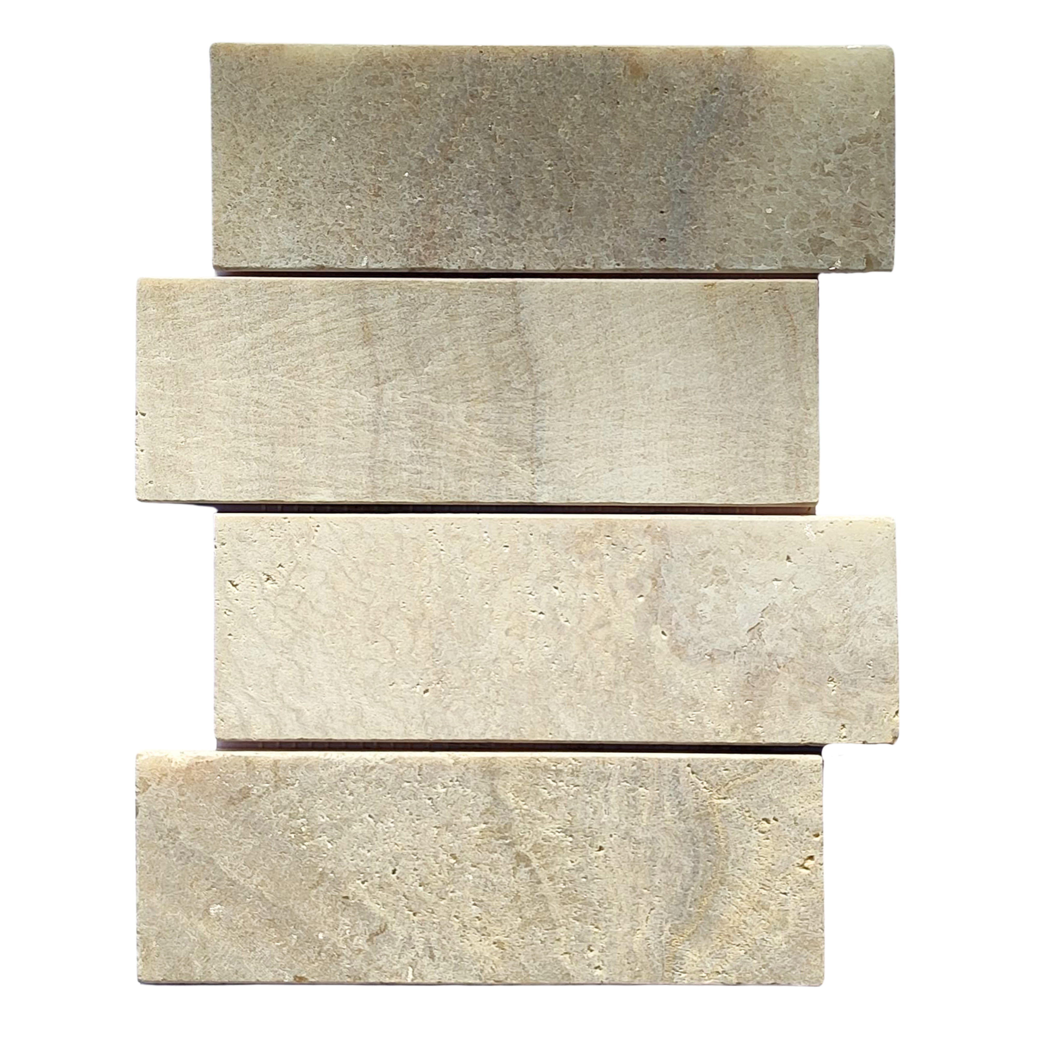 Mix Quartz Subway 3x9 Marble Mosaic Tile - Pebble Tile Shop