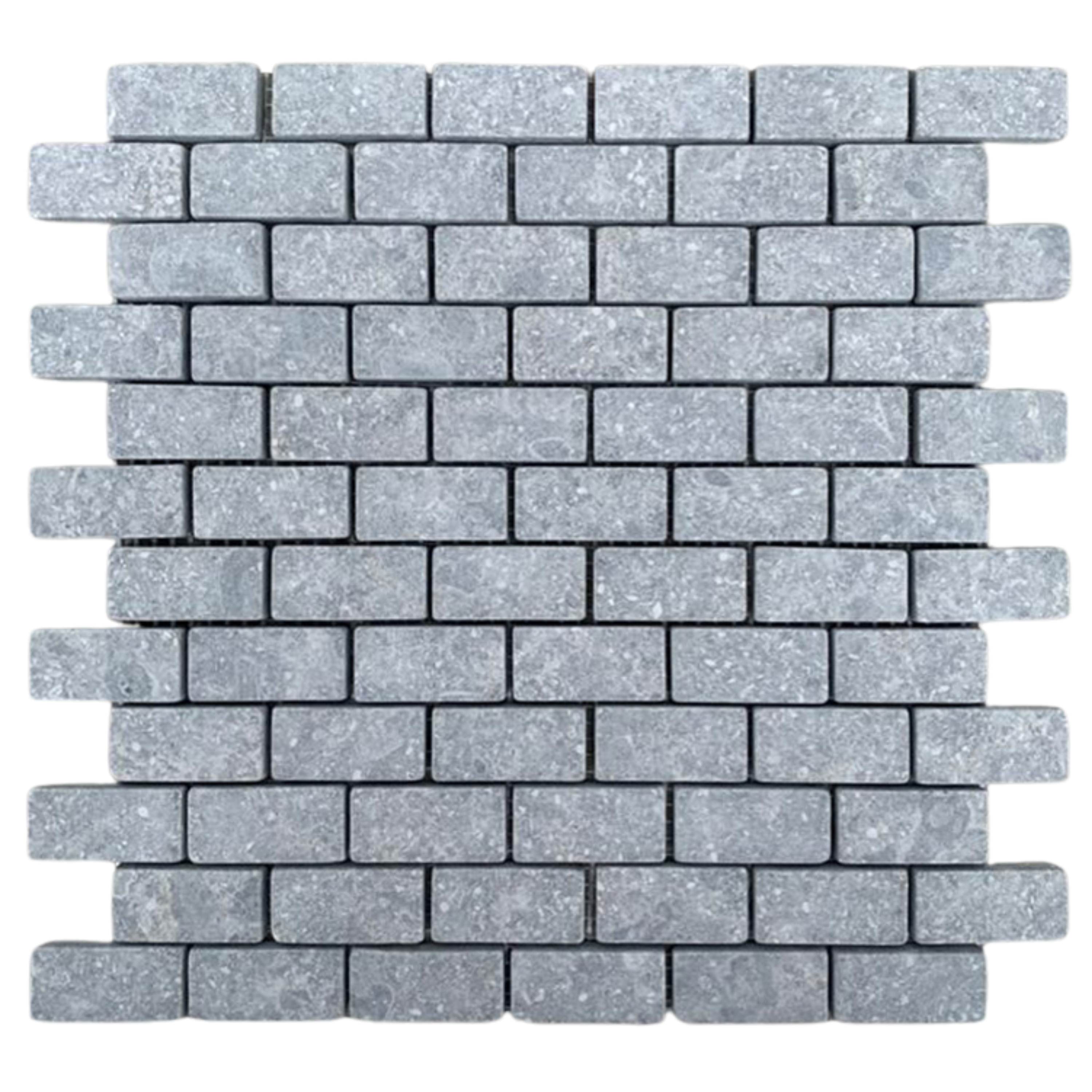 Stone Grey Subway 1x2 Marble Mosaic Tile - Pebble Tile Shop