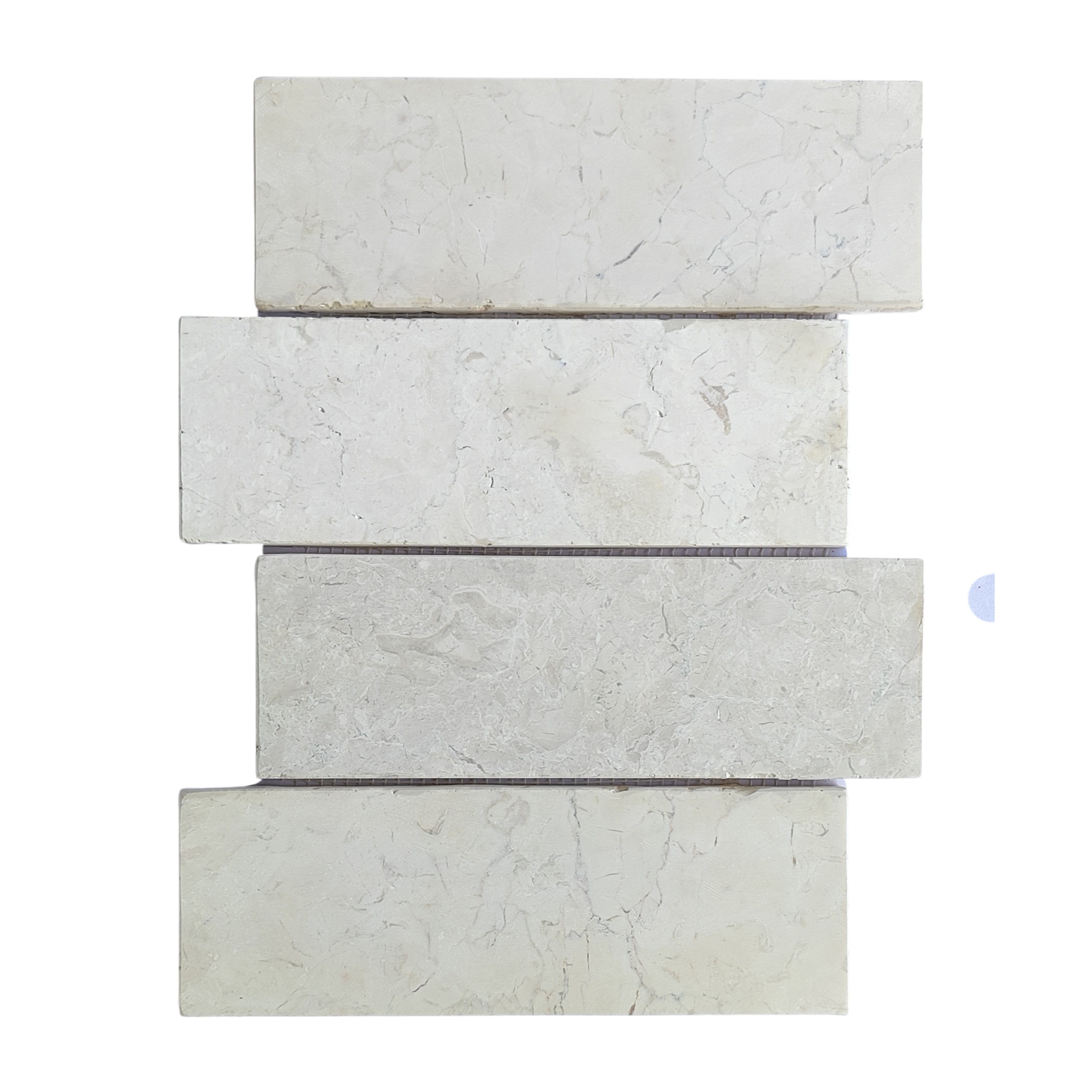 White Subway 3x9 Marble Mosaic Tile - Pebble Tile Shop