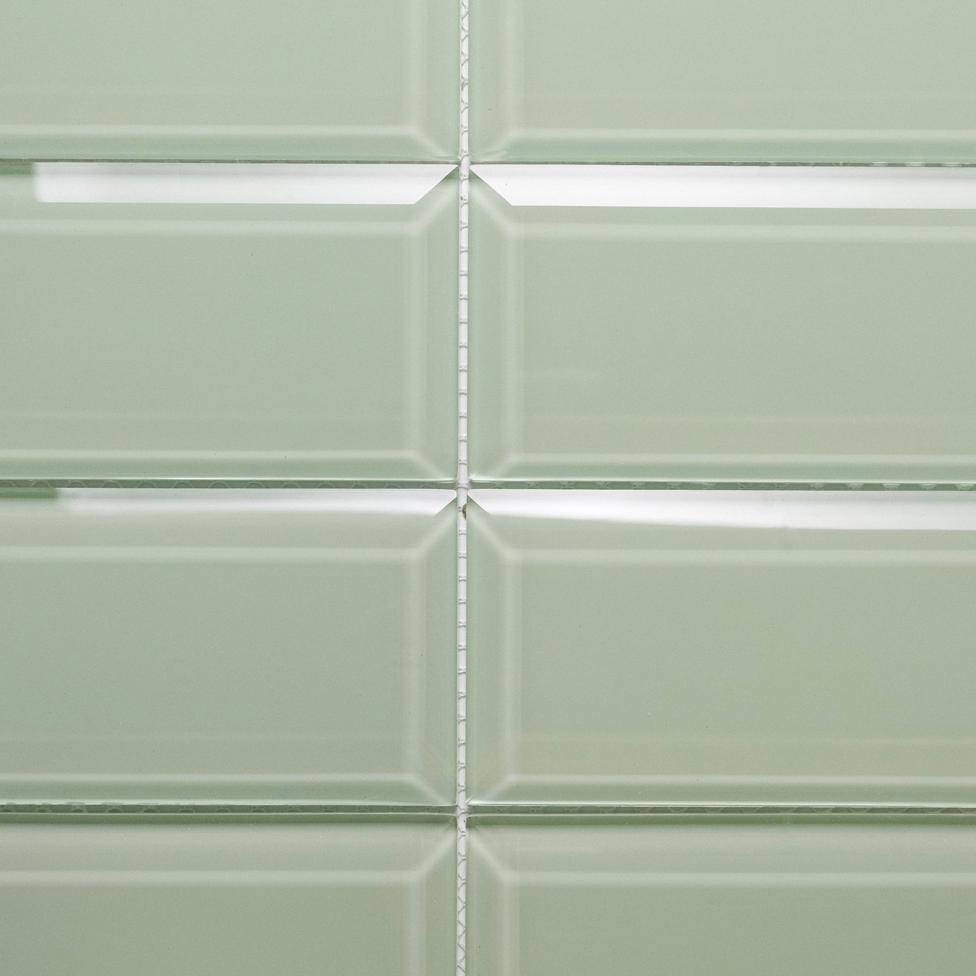 Beveled Surf Glass Subway Tile - Pebble Tile Shop