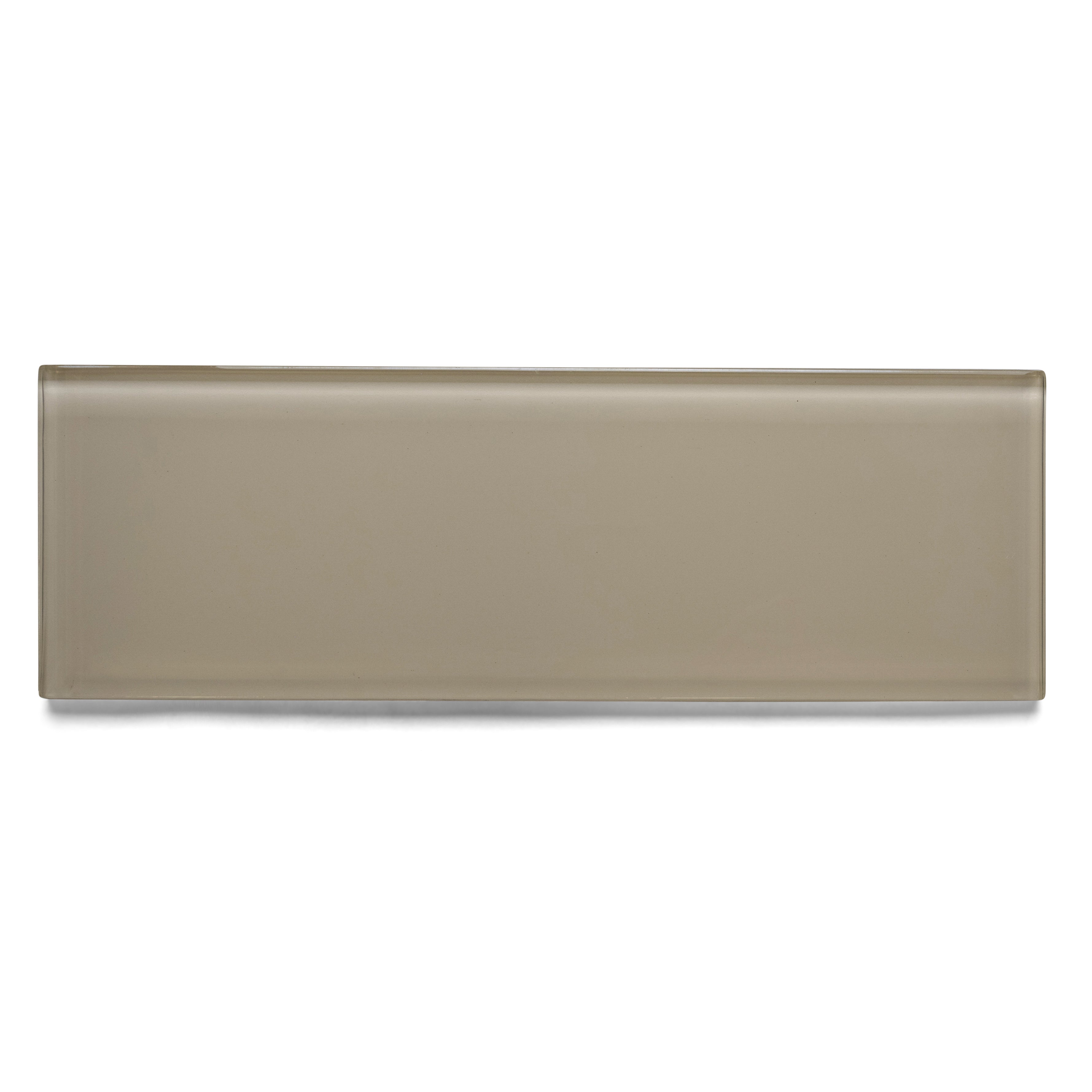 Cream Glass 4x12 Subway Tile - Pebble Tile Shop