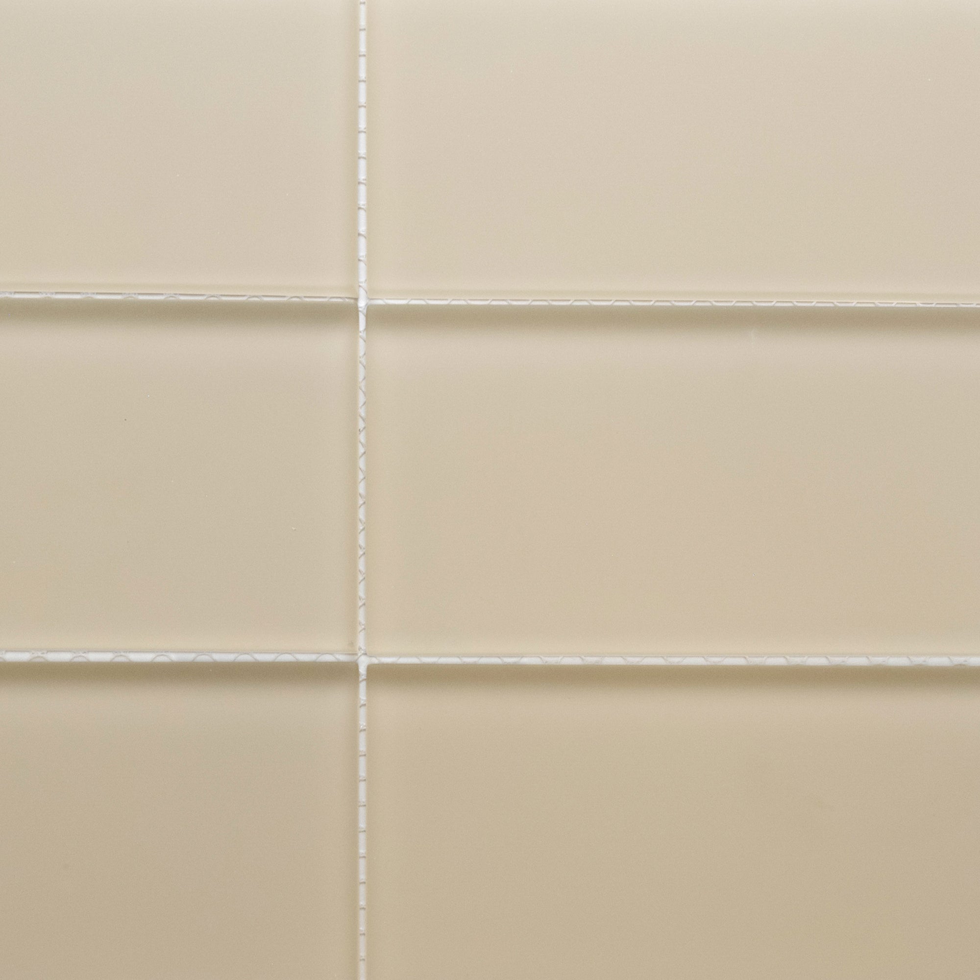 Frosted Khaki Glass Subway Tile - Pebble Tile Shop