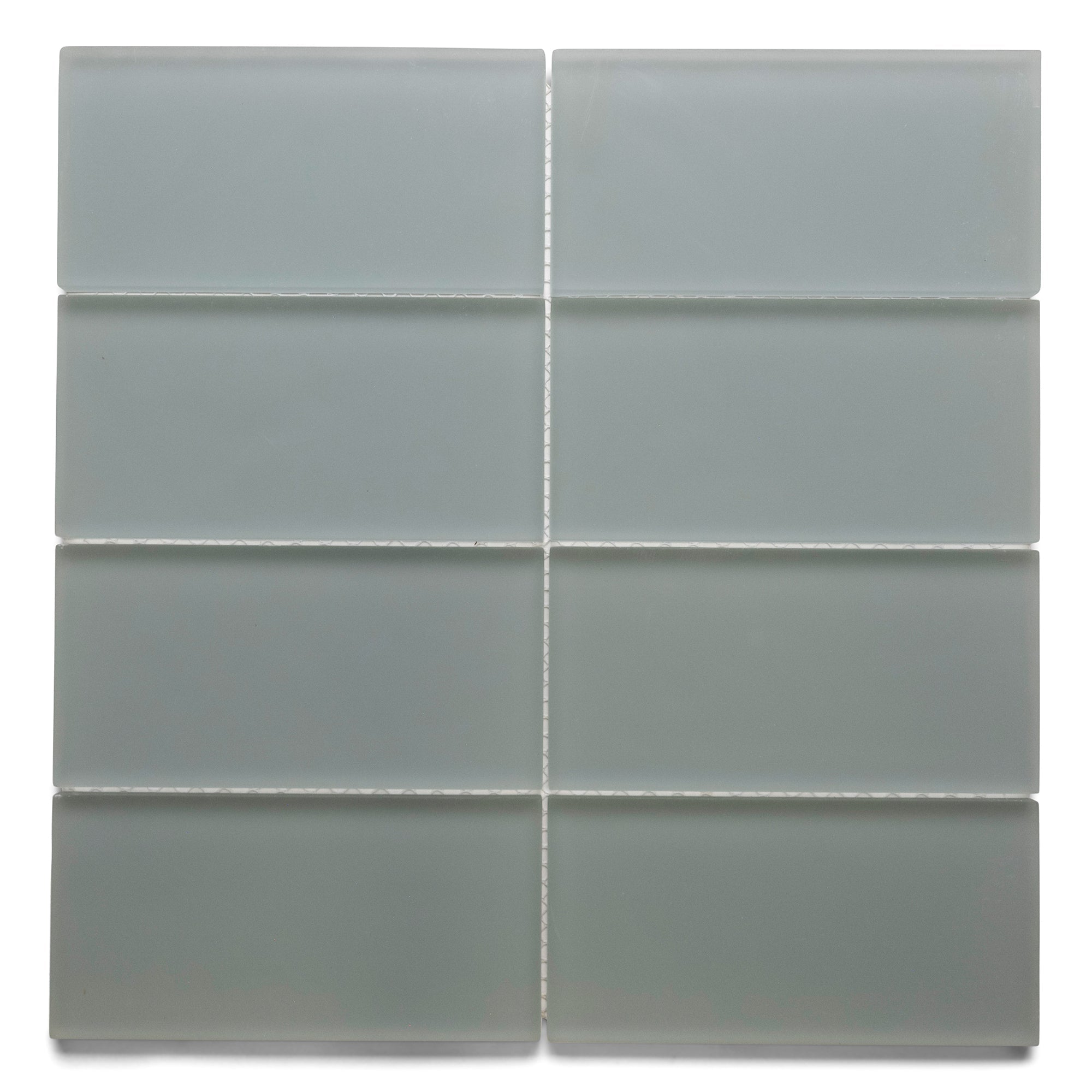 Frosted Ocean Glass Subway Tile - Pebble Tile Shop