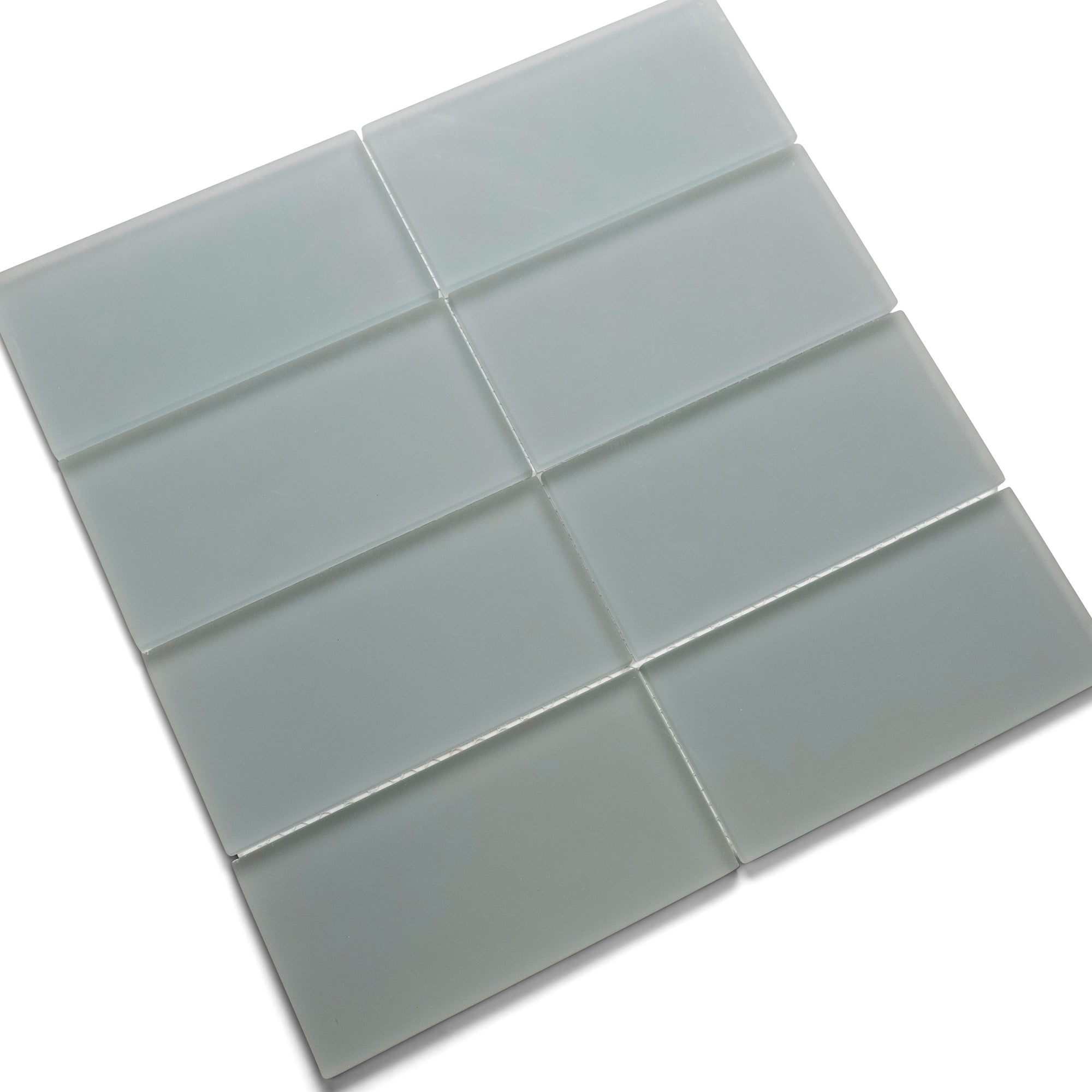 Frosted Ocean Glass Subway Tile - Pebble Tile Shop