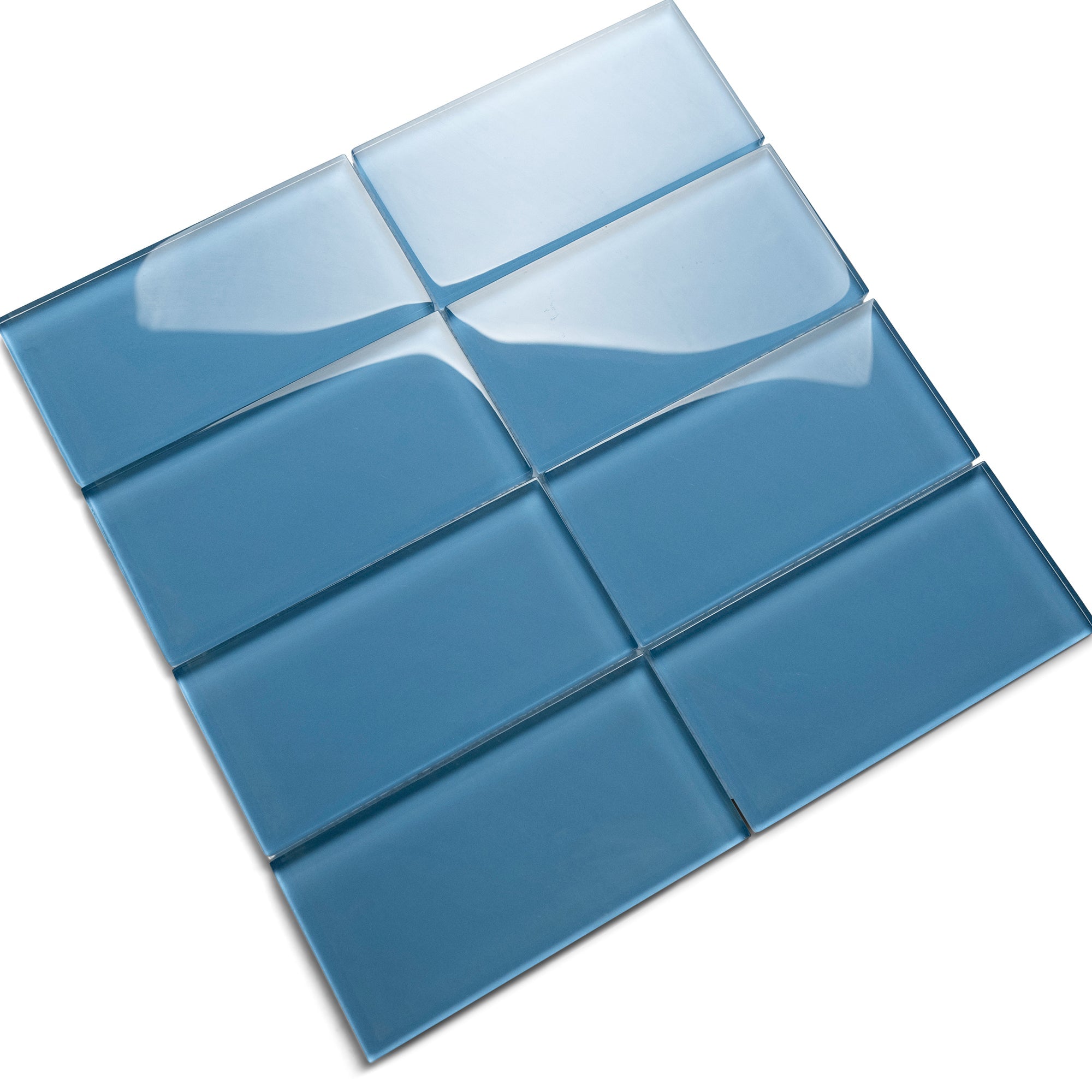 Glacier Glass Subway Tile - Pebble Tile Shop