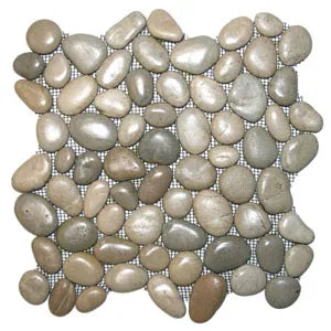 Glazed Bali Cloud Pebble Tile - Pebble Tile Shop