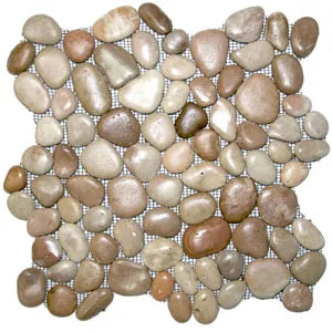 Glazed Berry Pebble Tile - Pebble Tile Shop