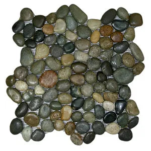 Glazed Bali Ocean Pebble Tile - Pebble Tile Shop