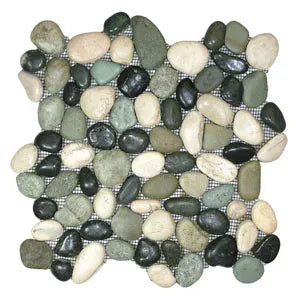 Glazed Bali Turtle Pebble Tile - Pebble Tile Shop