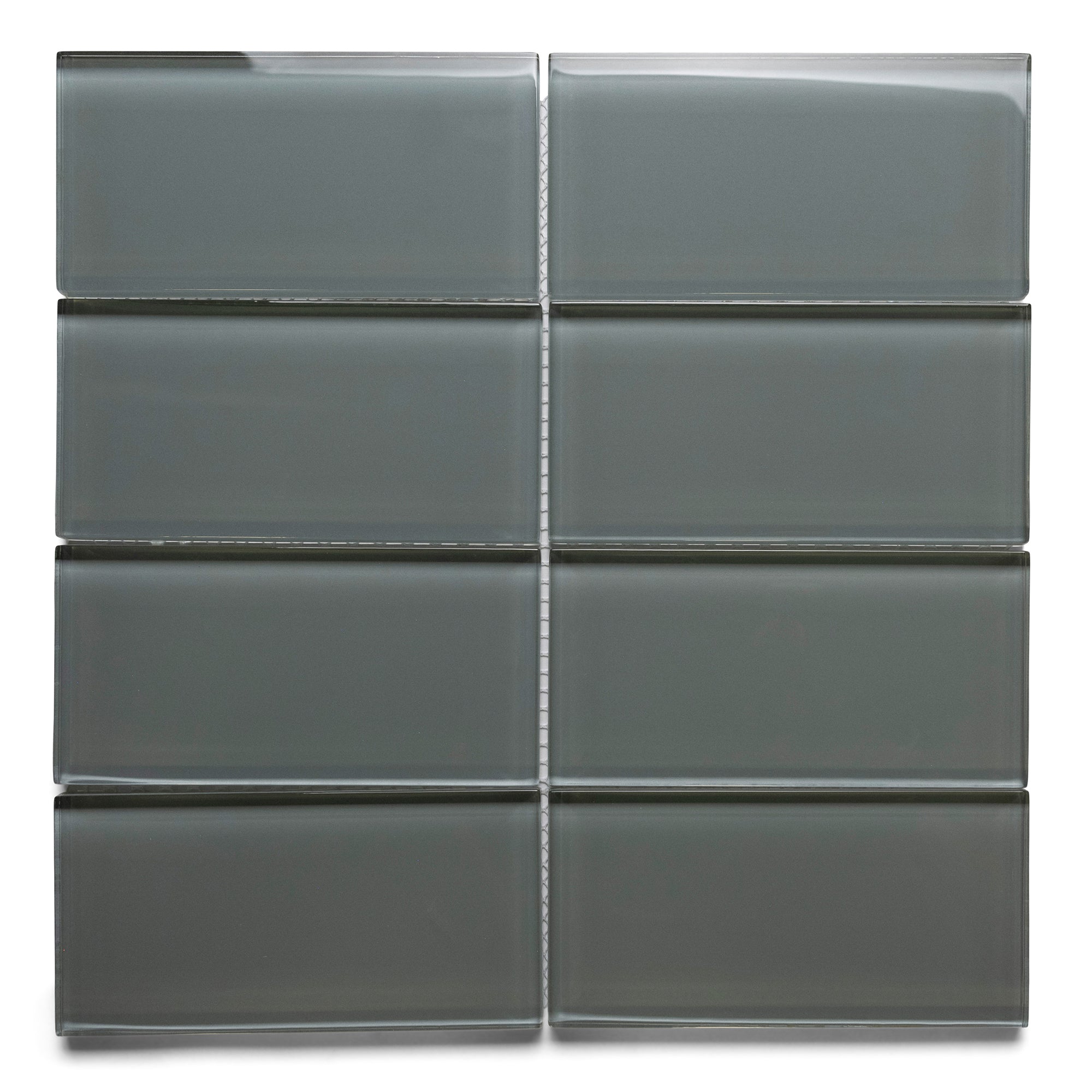 Ice Grey Glass Subway Tile - Pebble Tile Shop