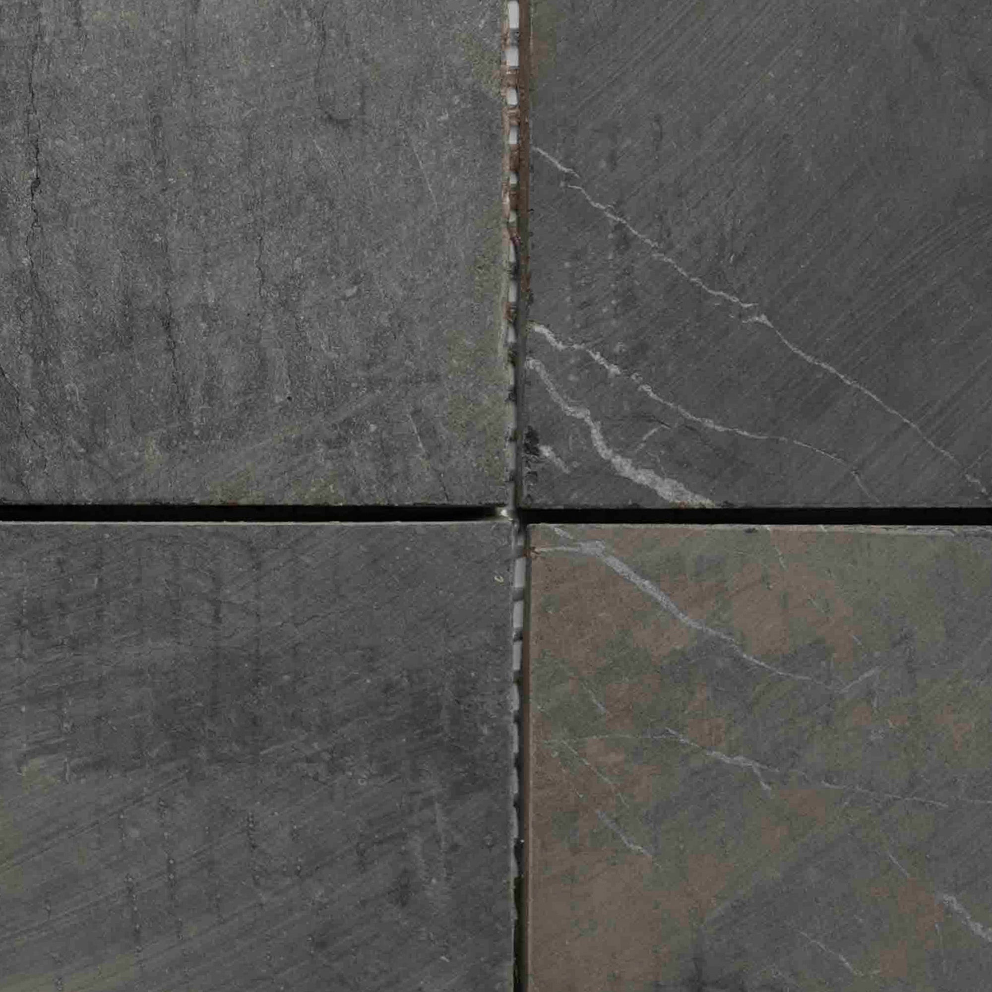 Grey 4x4 Stone Mosaic Tile - Pebble Tile Shop