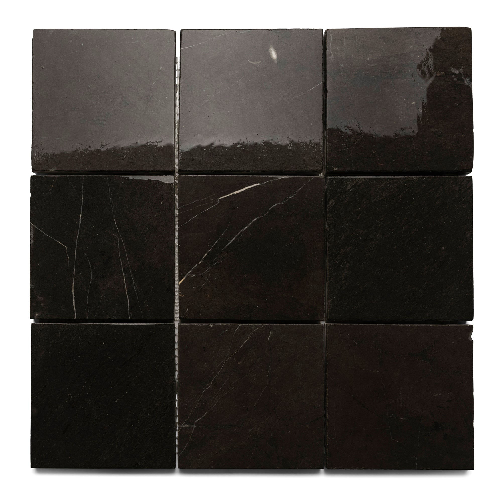 Grey 4x4 Stone Mosaic Tile - Pebble Tile Shop