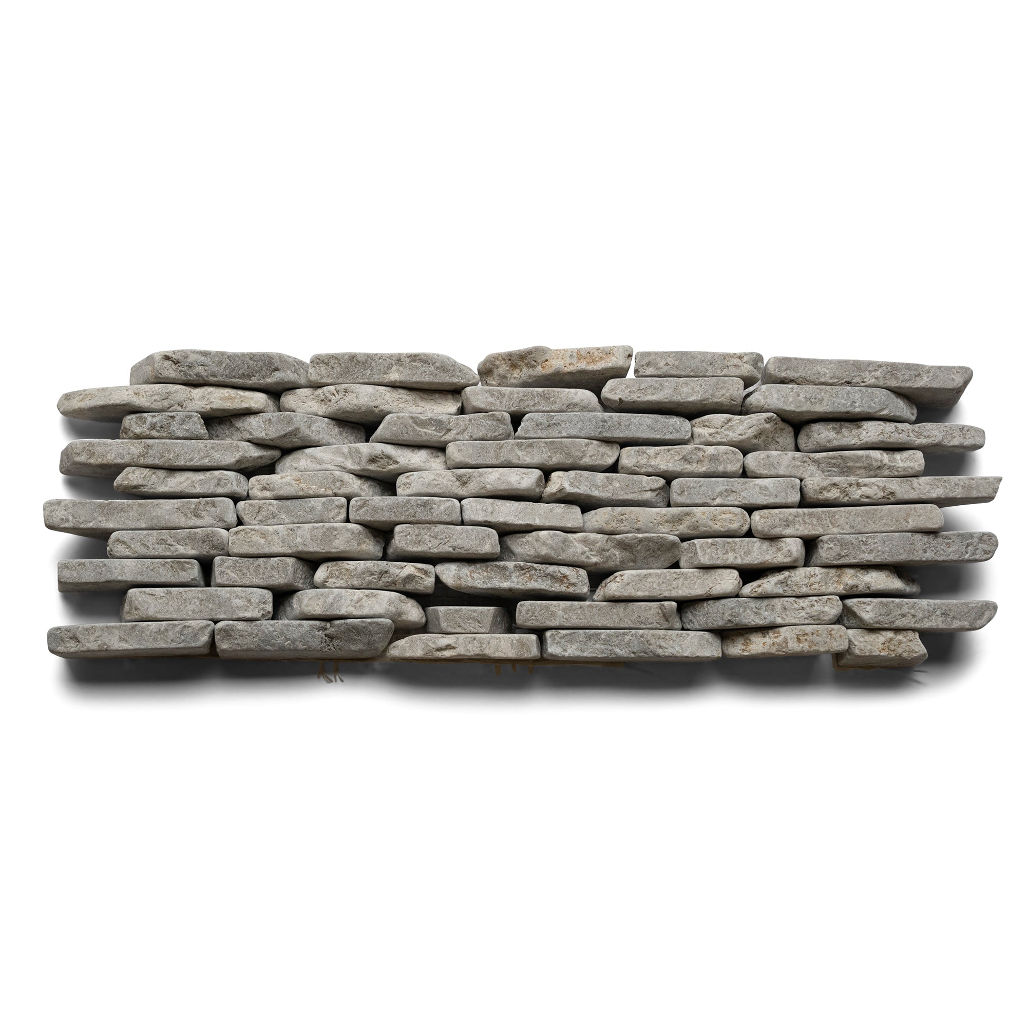 Stone Grey Standing Mosaic Tile - Pebble Tile Shop