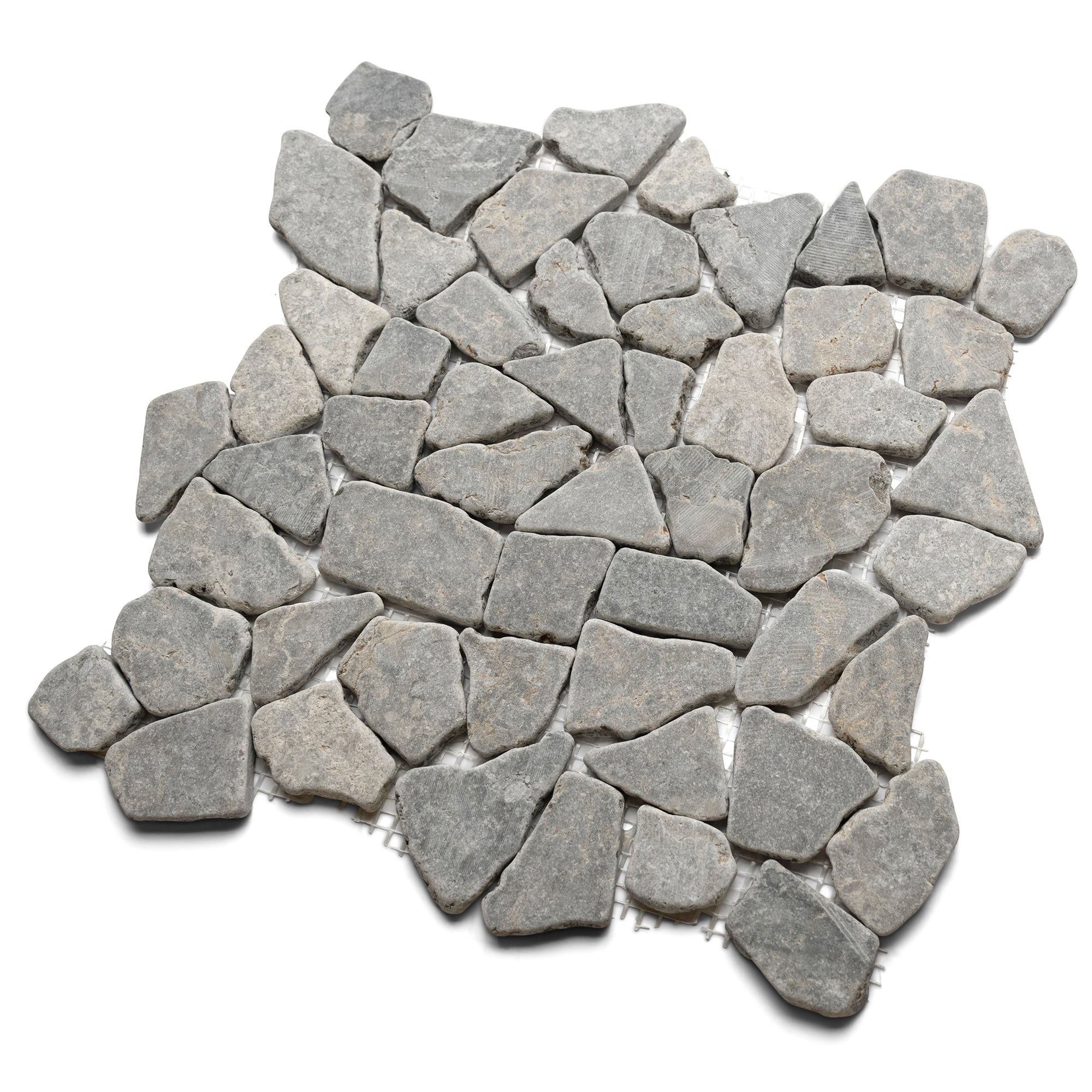 Stone Grey Mosaic Tile - Pebble Tile Shop