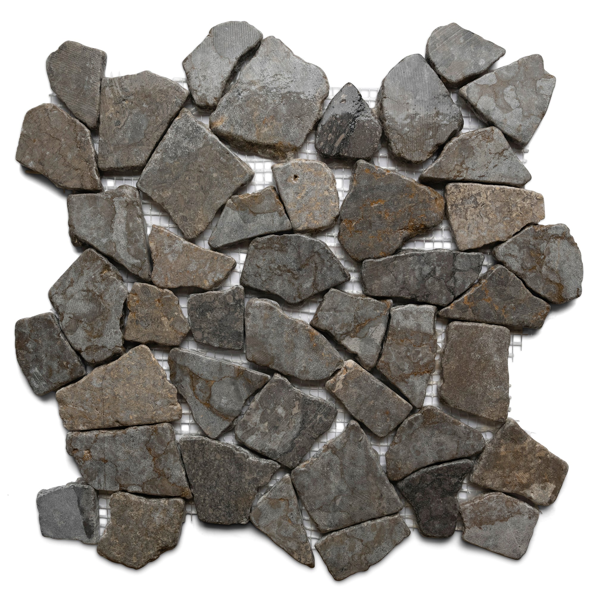 Stone Grey Mosaic Tile - Pebble Tile Shop