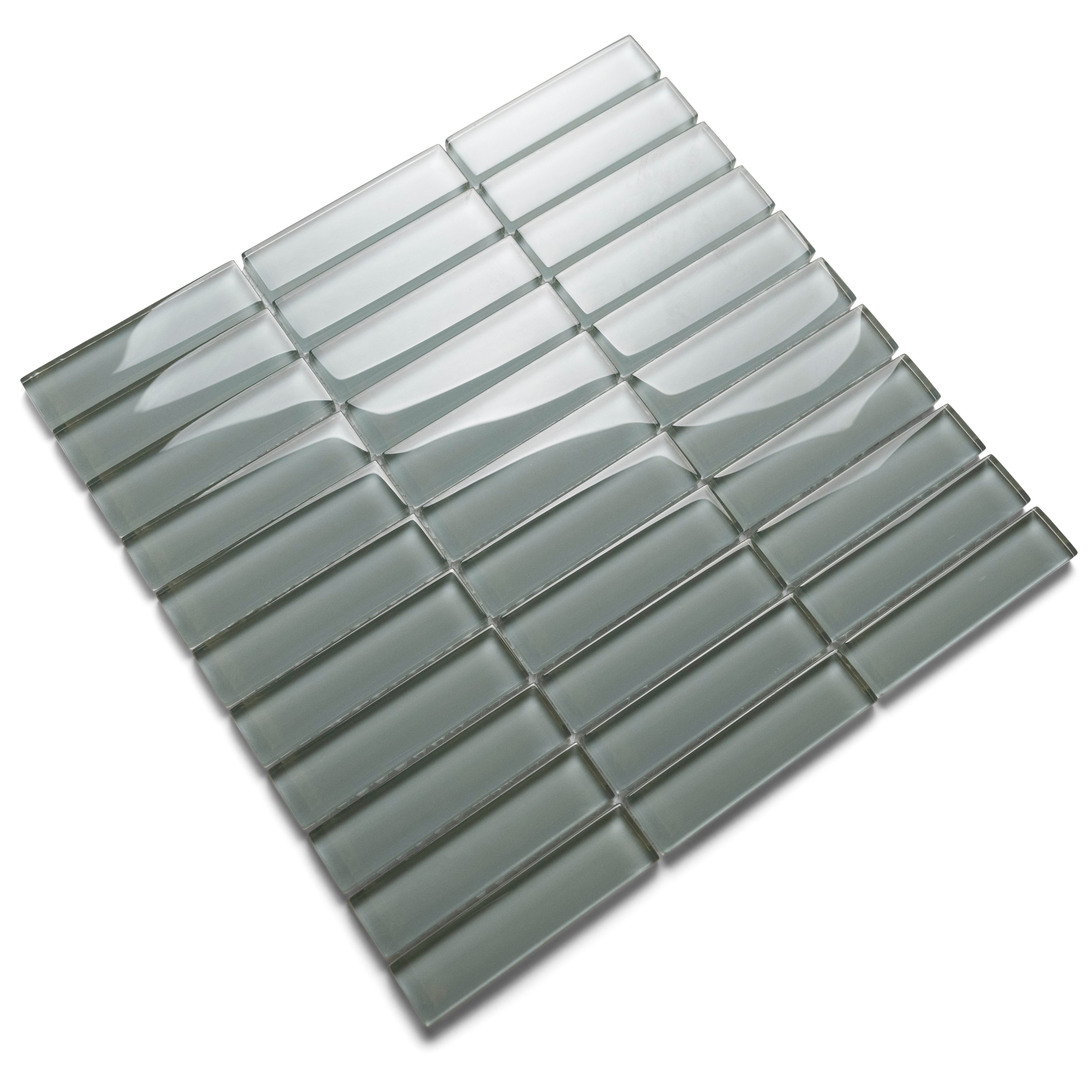 Ocean Glass 1x4 Subway Tile - Pebble Tile Shop