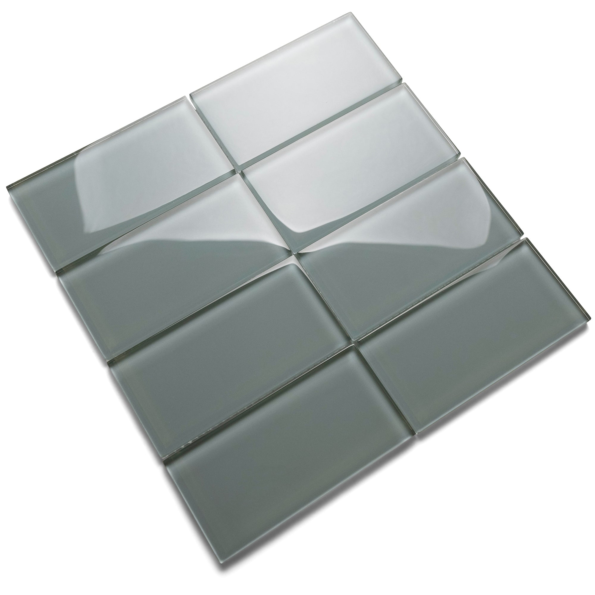 Ocean Glass Subway Tile - Pebble Tile Shop