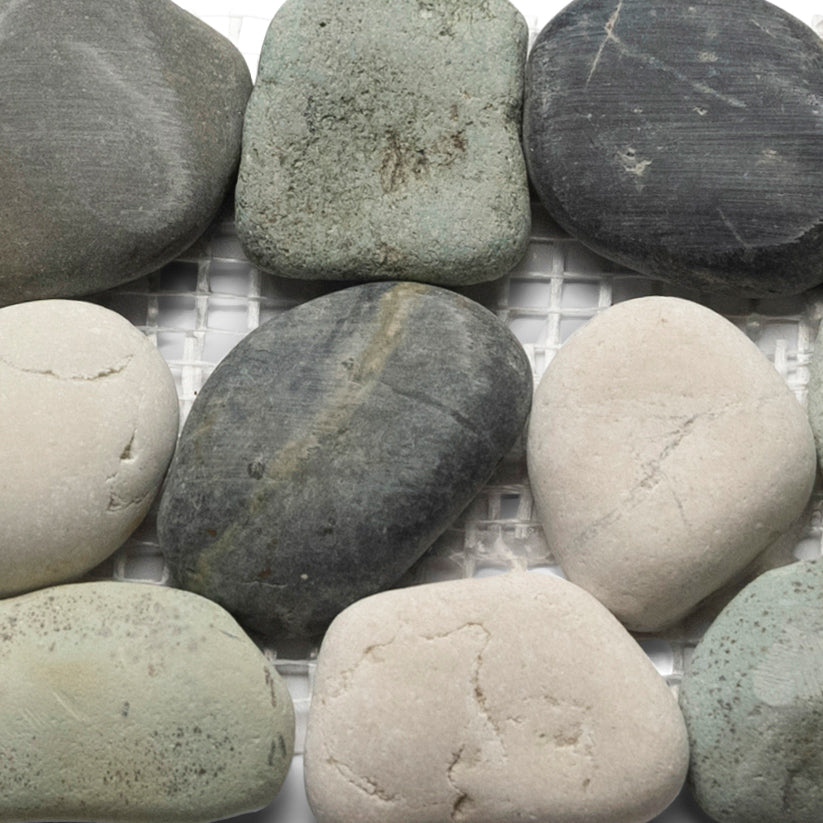 Bali Turtle Pebble Tile Border - Pebble Tile Shop