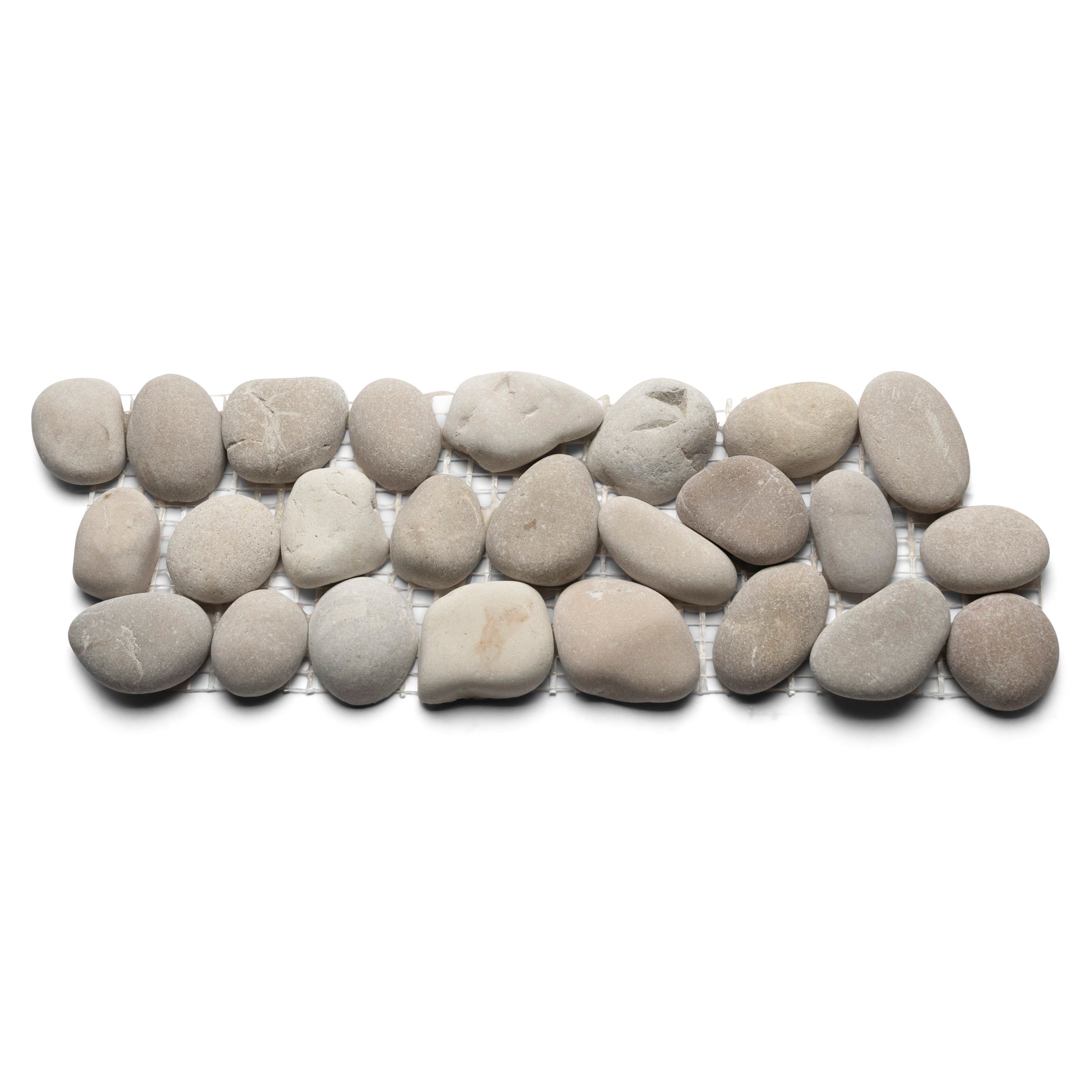 Java Tan Pebble Tile Border - Pebble Tile Shop