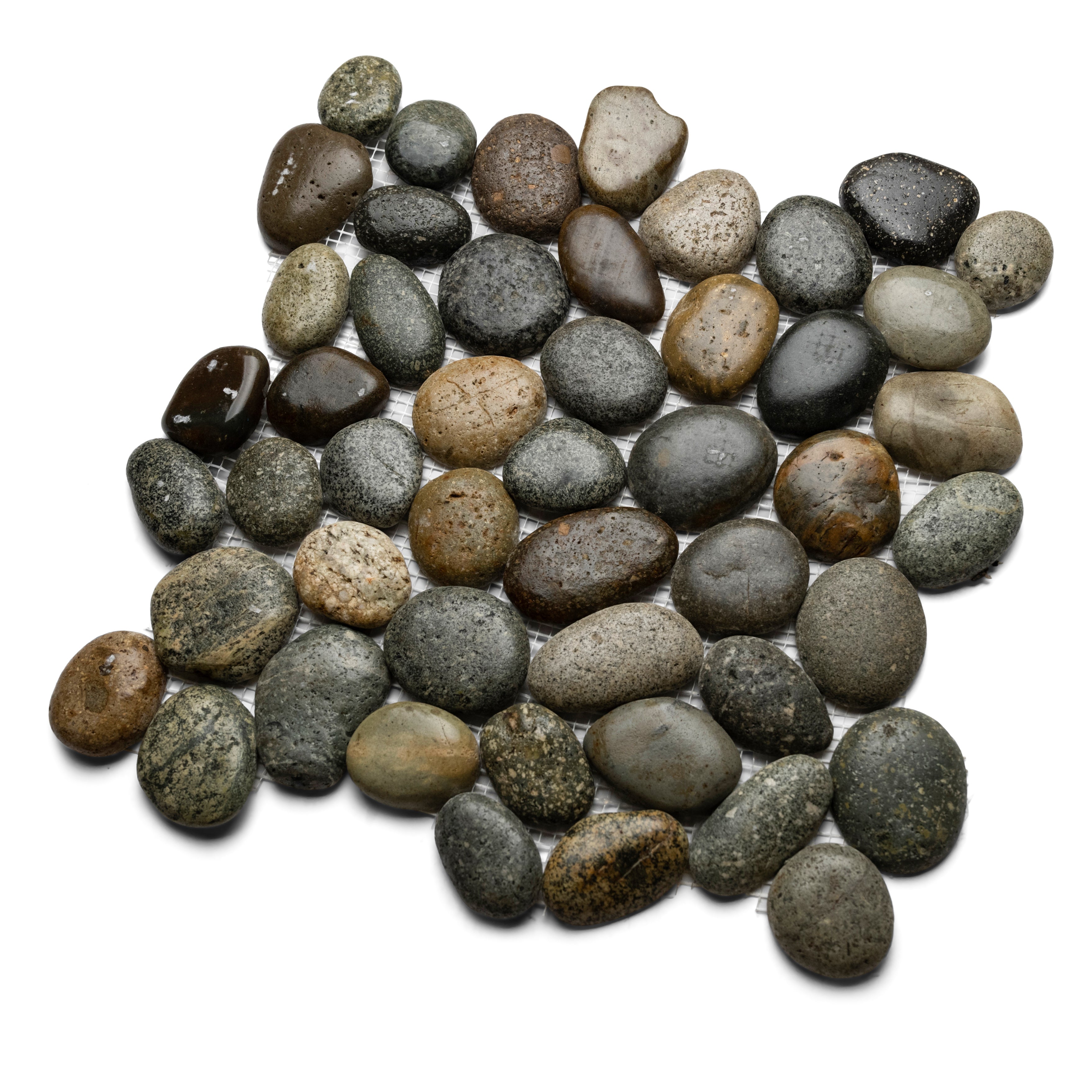 Glazed Bali Ocean Pebble Tile - Pebble Tile Shop