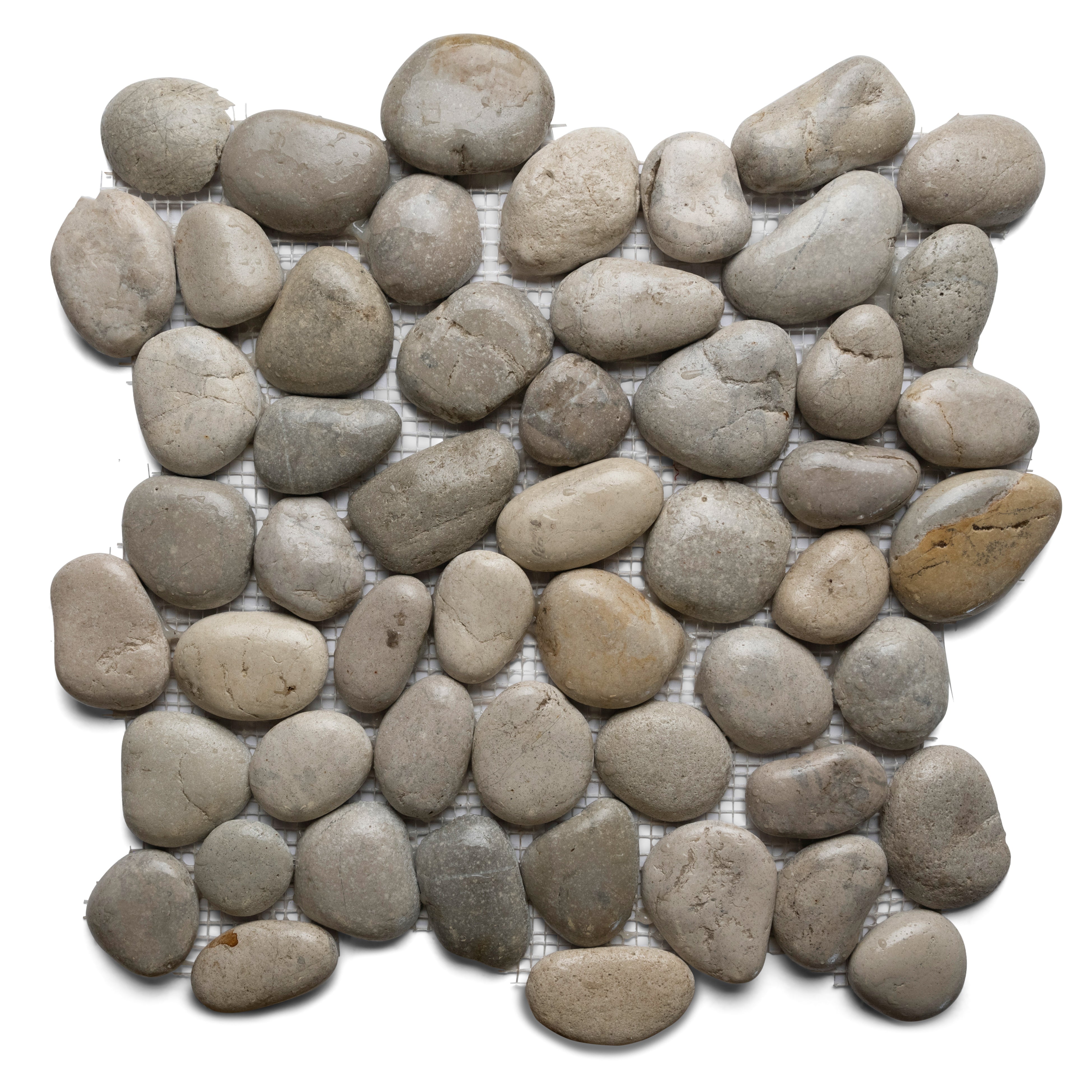 Glazed Bali Cloud Pebble Tile - Pebble Tile Shop