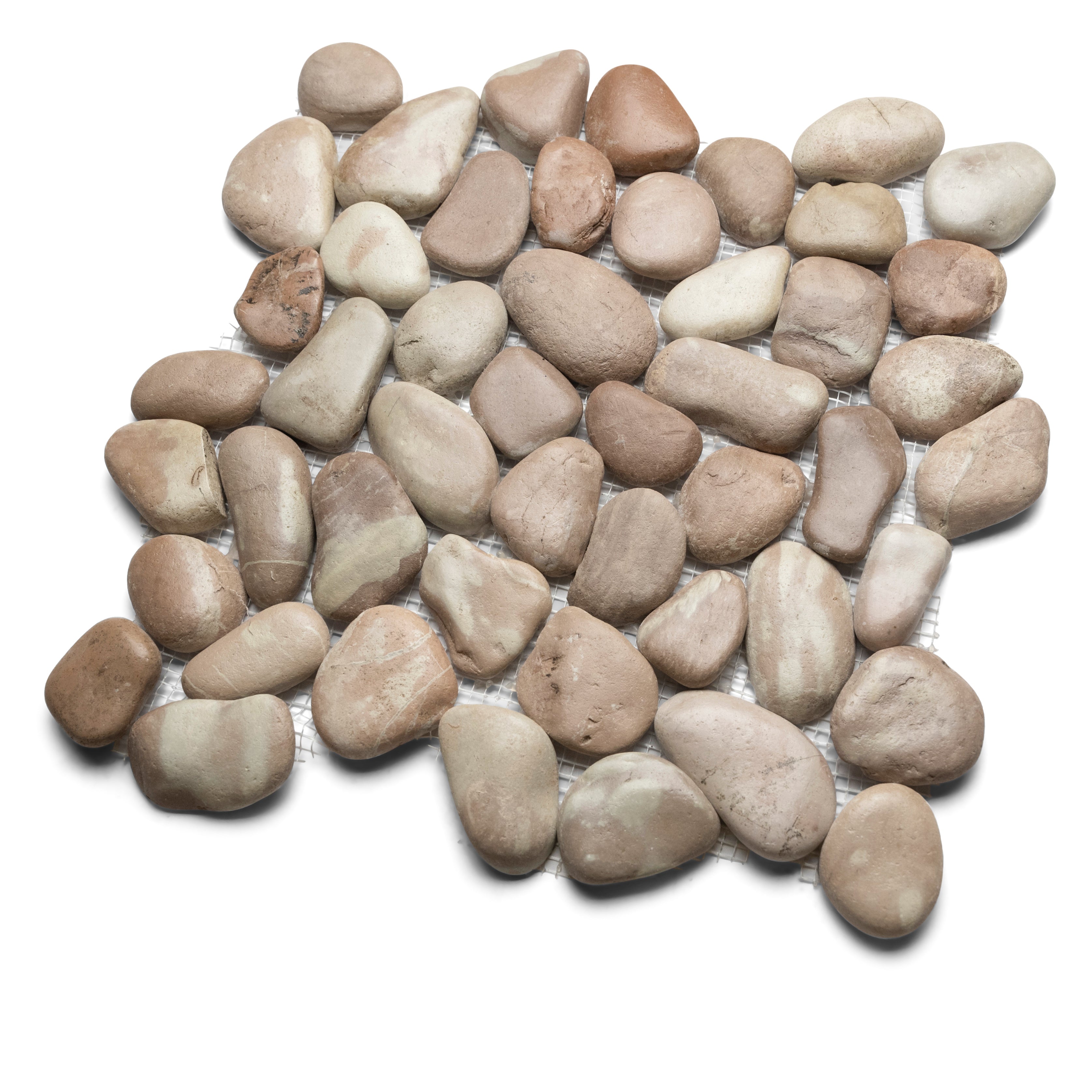 Glazed Berry Pebble Tile - Pebble Tile Shop