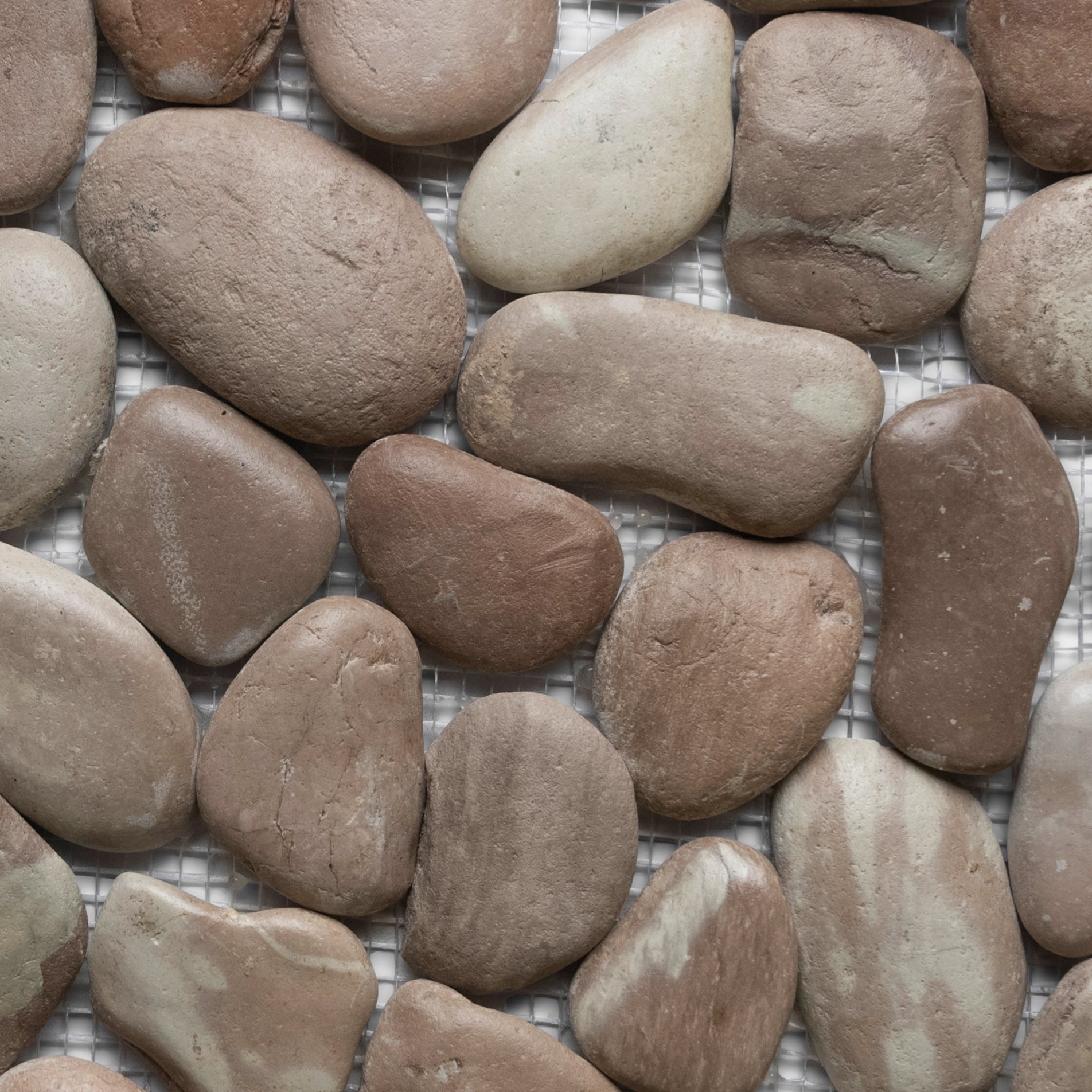 Glazed Berry Pebble Tile - Pebble Tile Shop