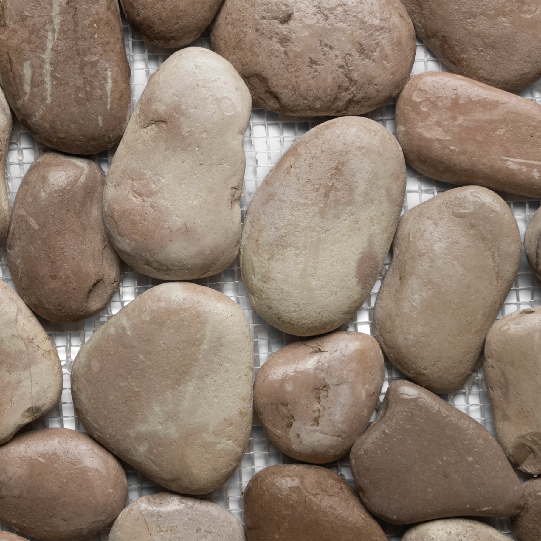 Glazed Berry Pebble Tile - Pebble Tile Shop