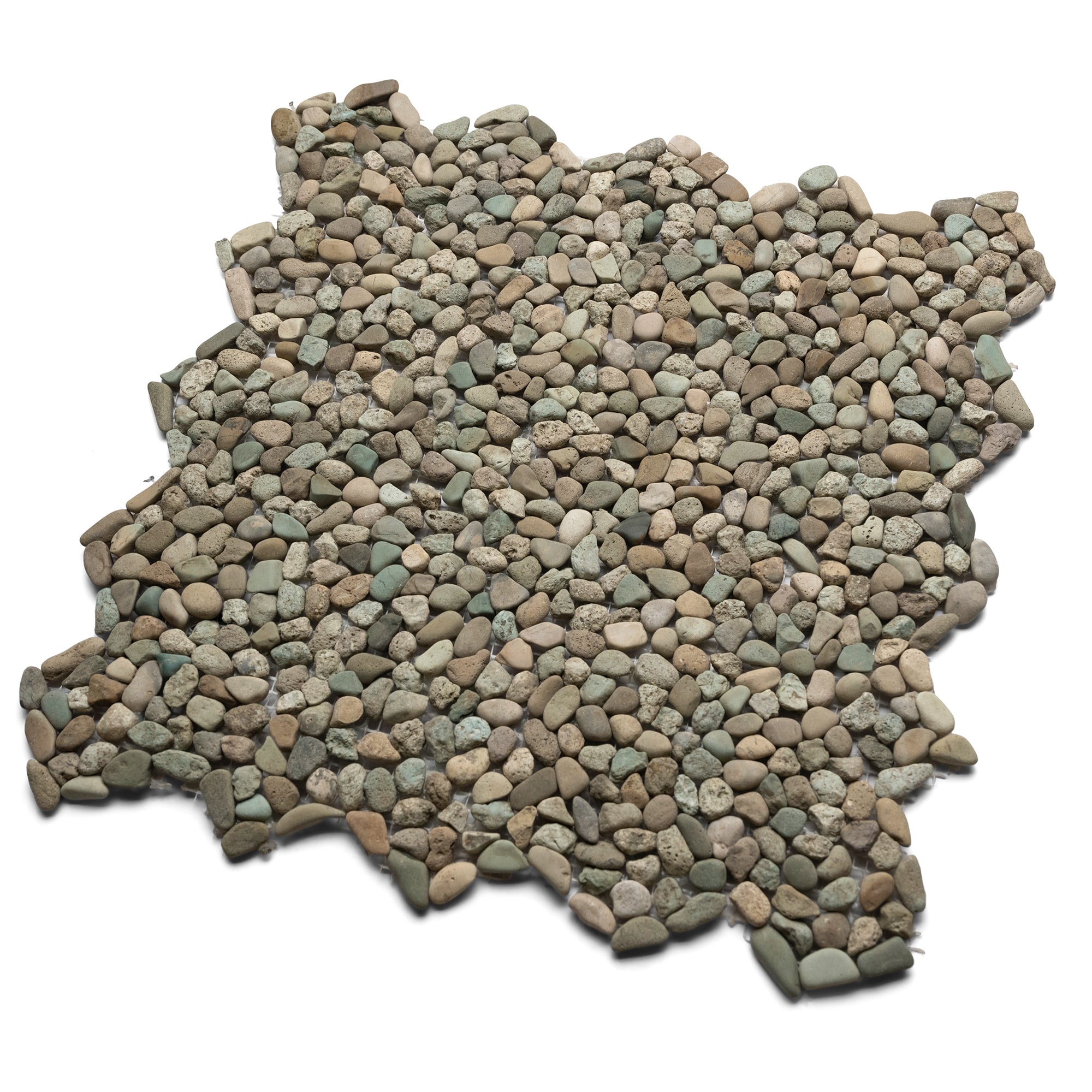 Mini Sea Green Pebble Tile - Pebble Tile Shop