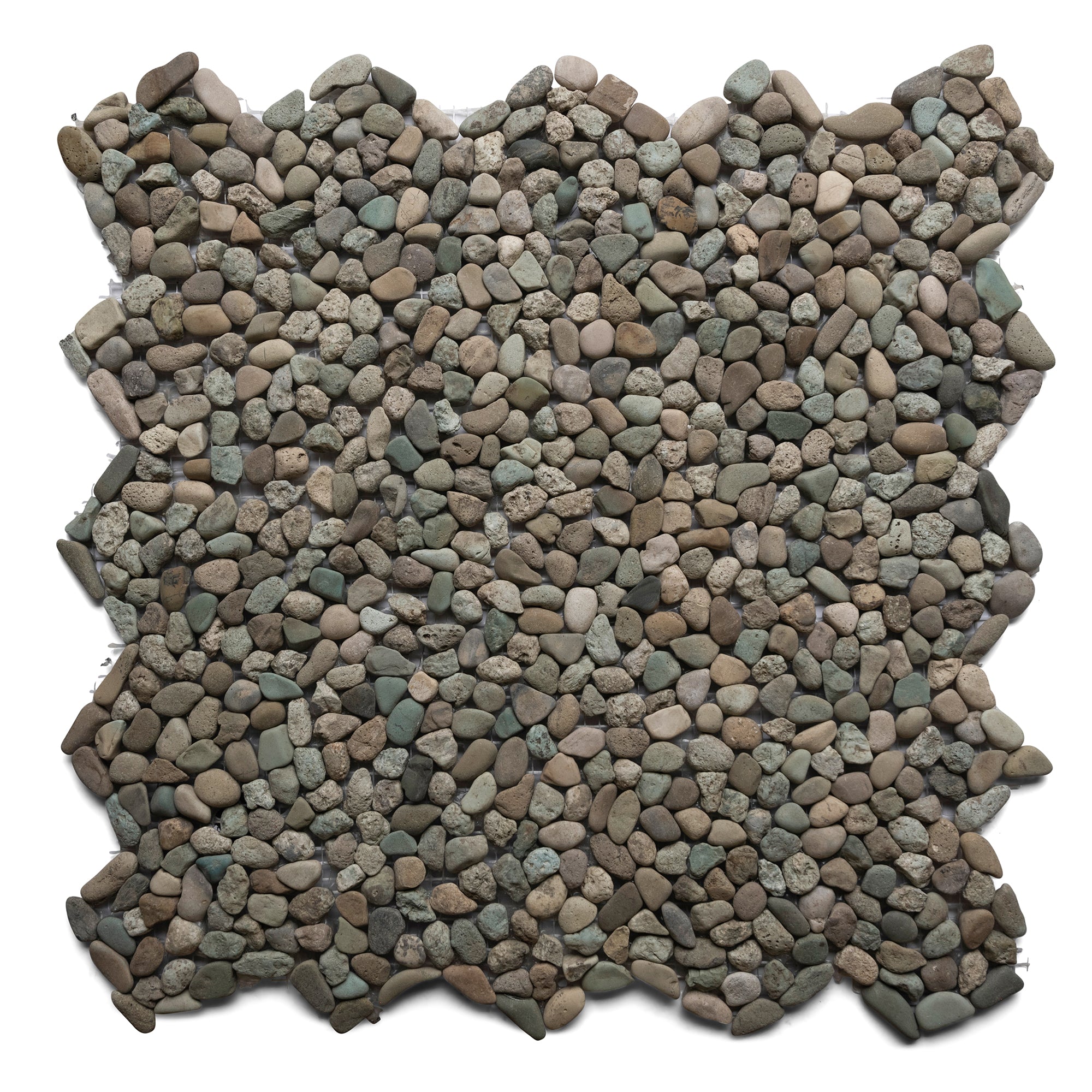 Mini Sea Green Pebble Tile - Pebble Tile Shop