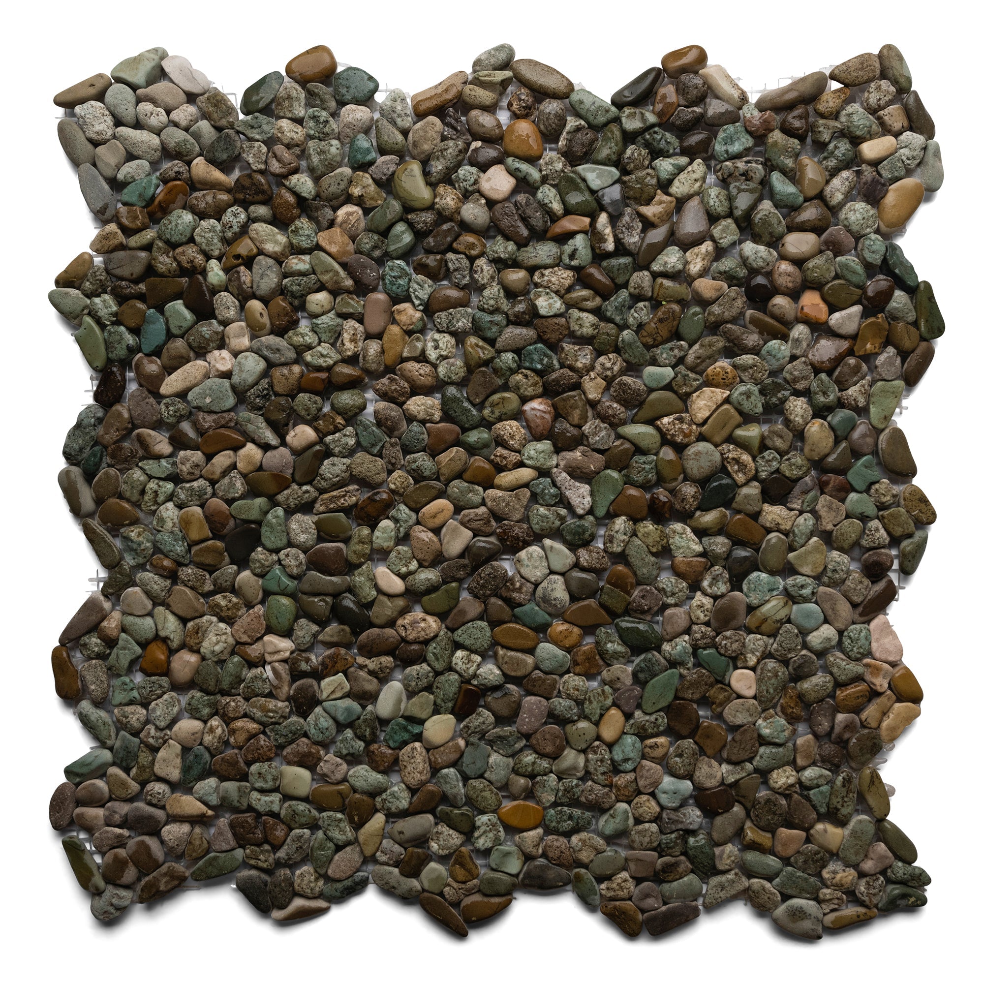 Mini Sea Green Pebble Tile - Pebble Tile Shop