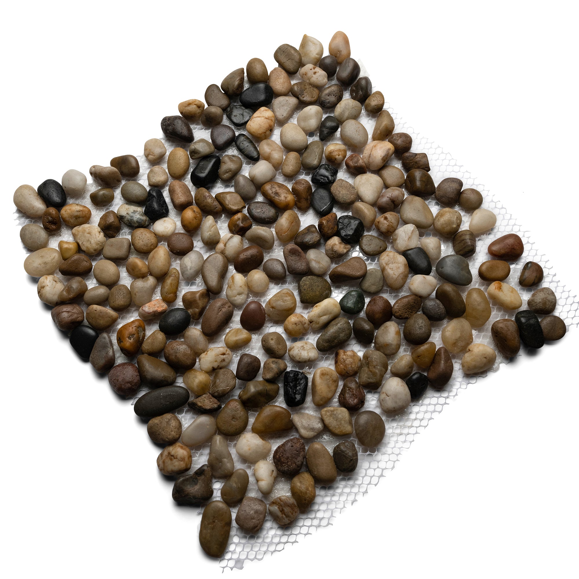 Mini Polished Cobblestone Pebble Tile - Pebble Tile Shop