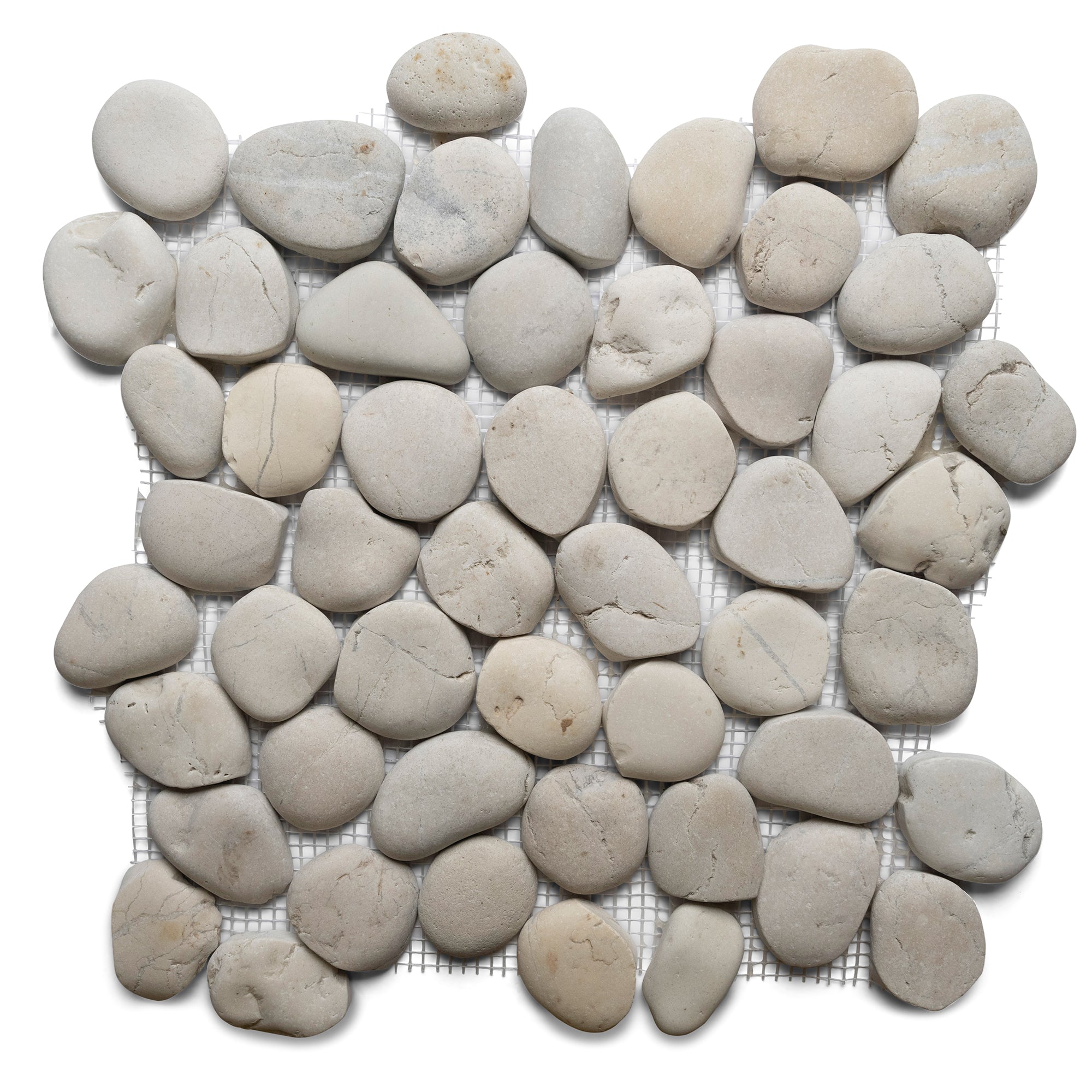 White Pebble Tile - Pebble Tile Shop