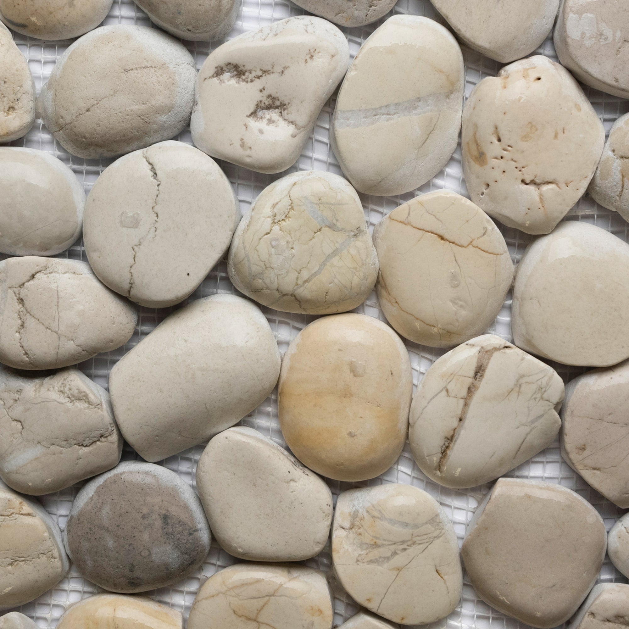 White Pebble Tile - Pebble Tile Shop