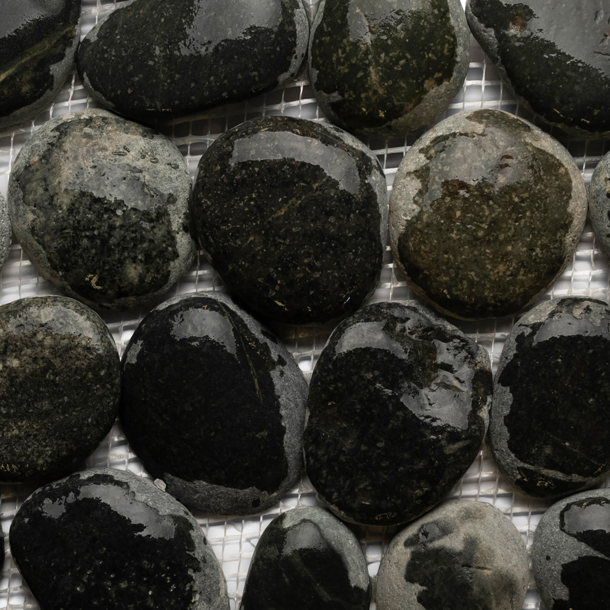 Charcoal Black Pebble Tile - Pebble Tile Shop