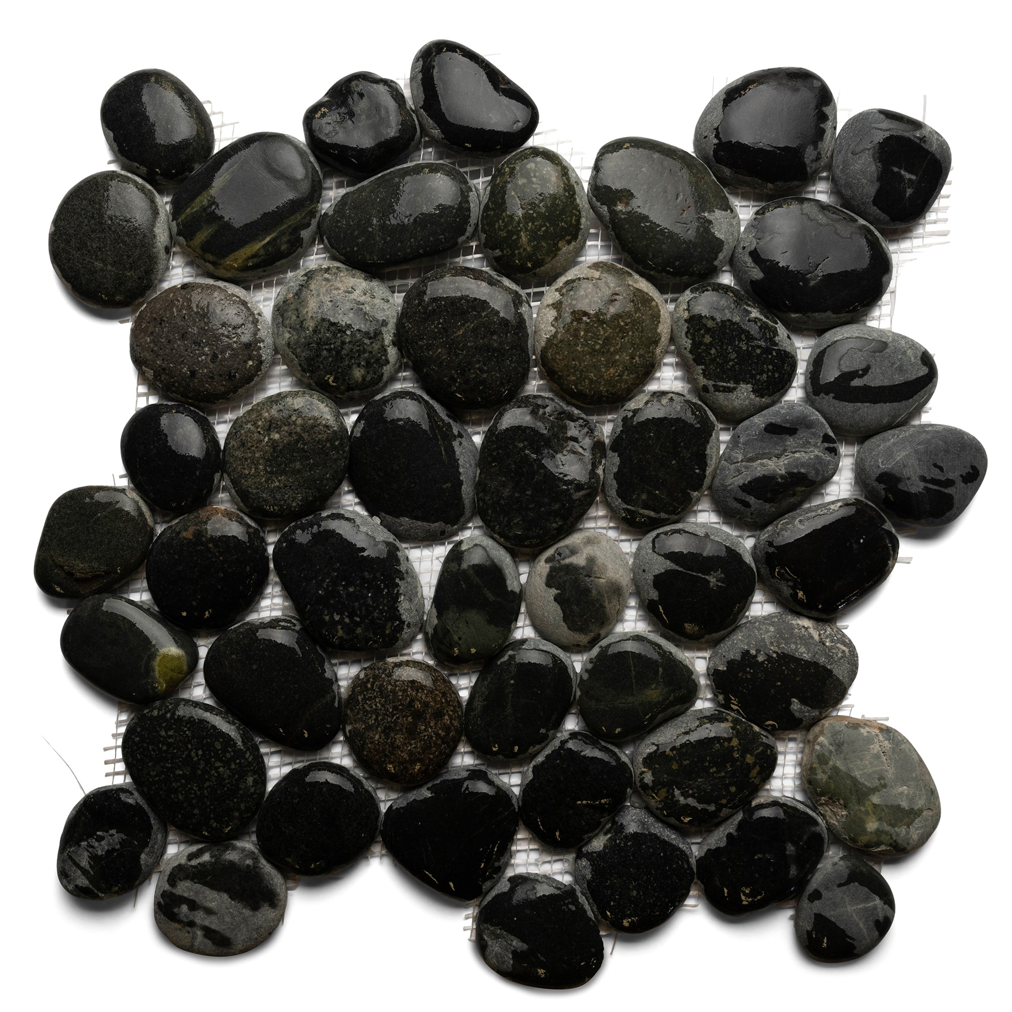 Charcoal Black Pebble Tile - Pebble Tile Shop