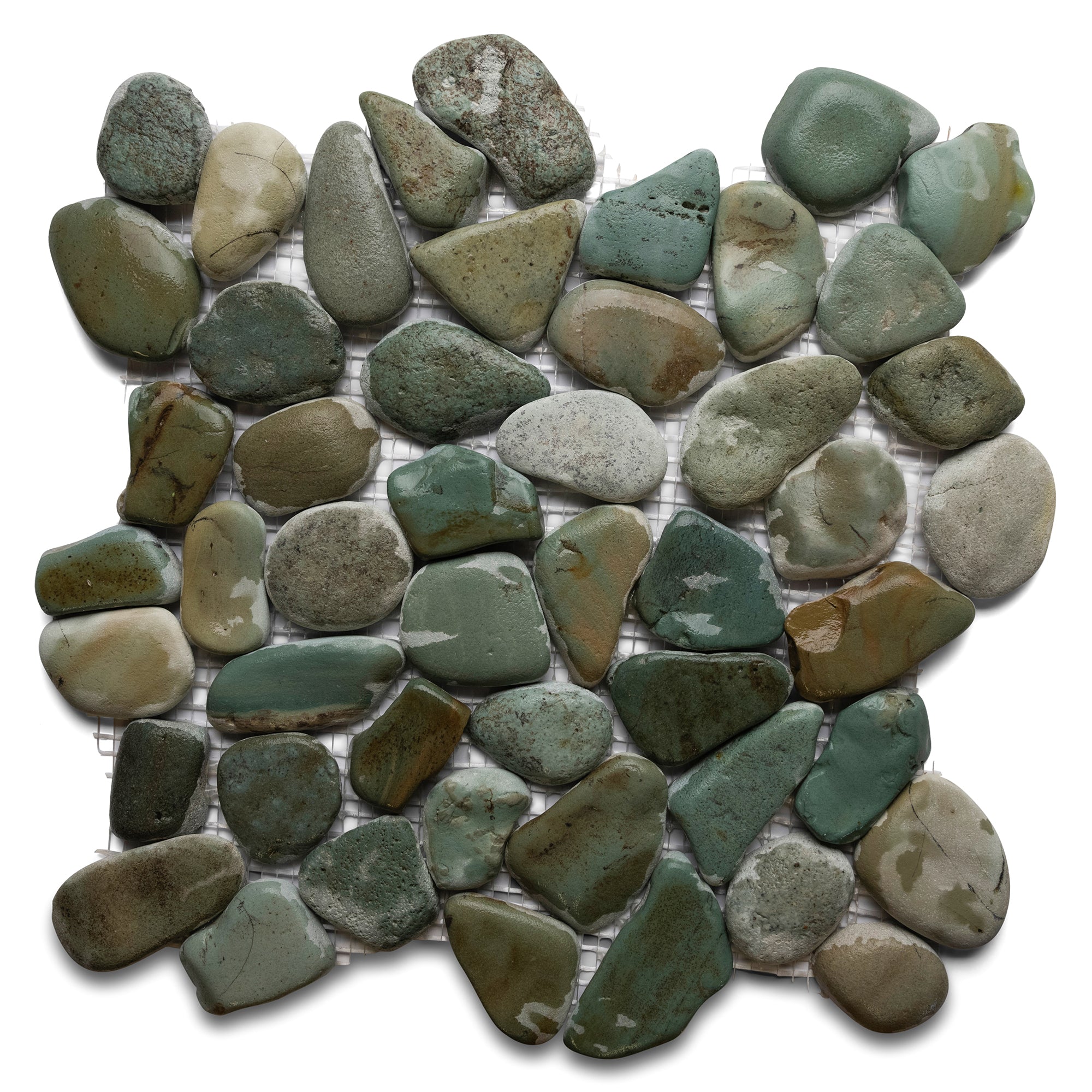 Sea Green Pebble Tile - Pebble Tile Shop