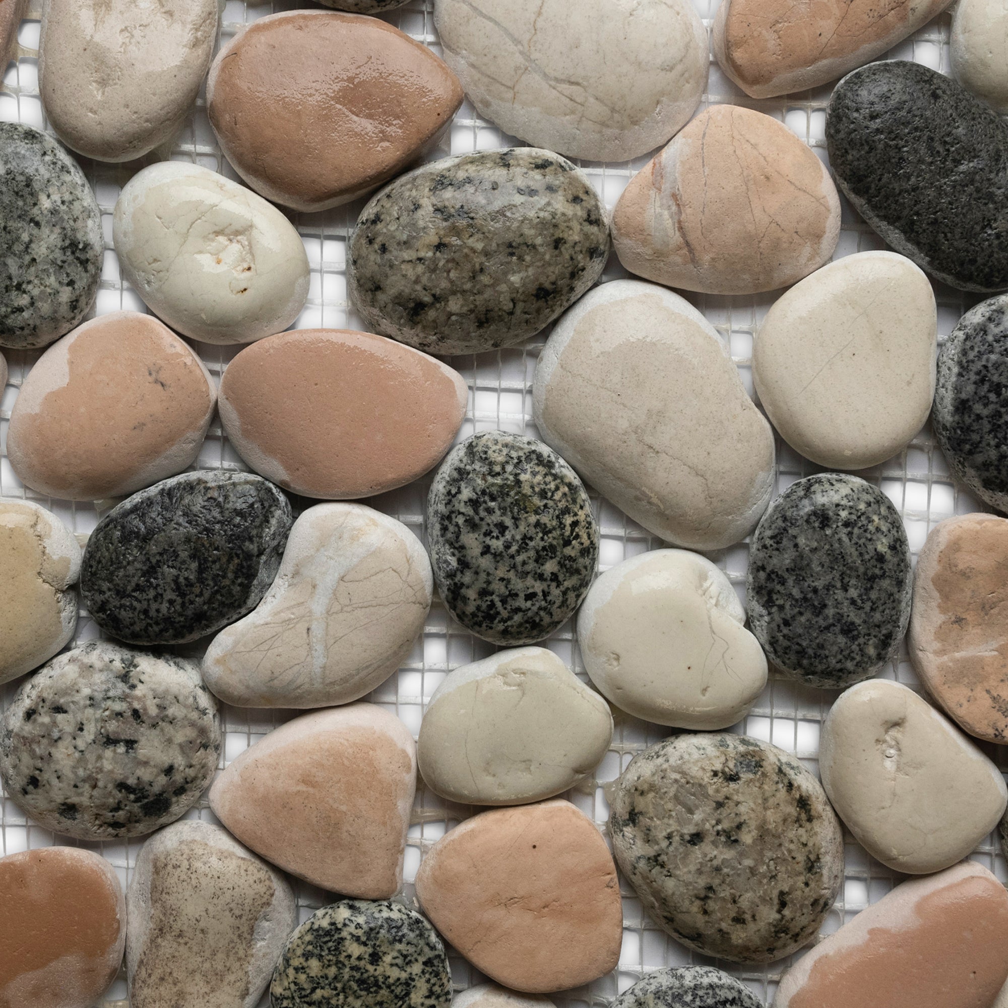 Mixed Island Pebble Tile - Pebble Tile Shop