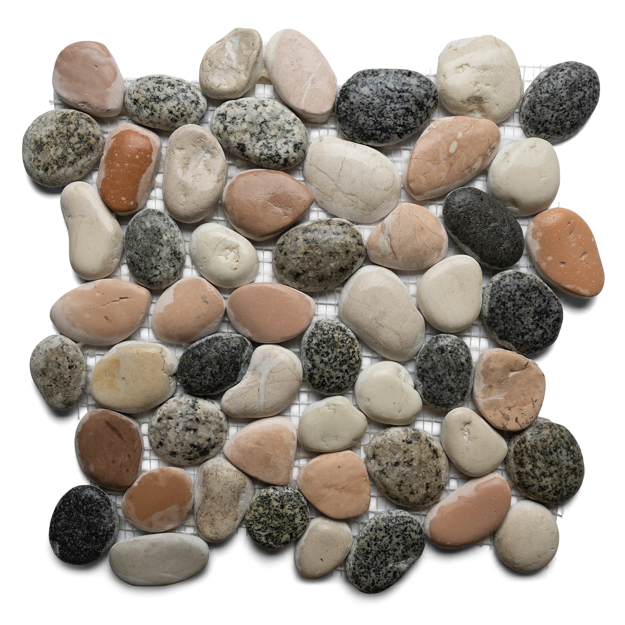 Mixed Island Pebble Tile - Pebble Tile Shop