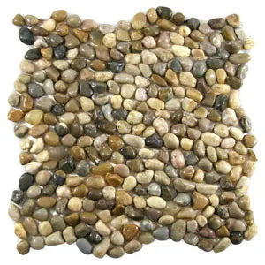 Mini Polished Cobblestone Pebble Tile - Pebble Tile Shop