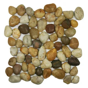 Polished Wine Pebble Tile - Pebble Tile Shop